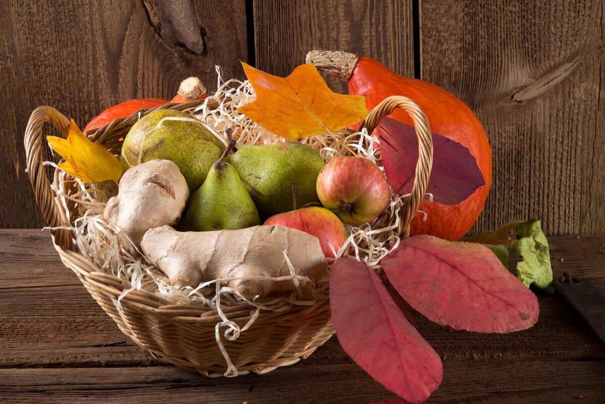 Wallpaper : painting, food, fruit, basket, autumn, plant, produce, still life, v
