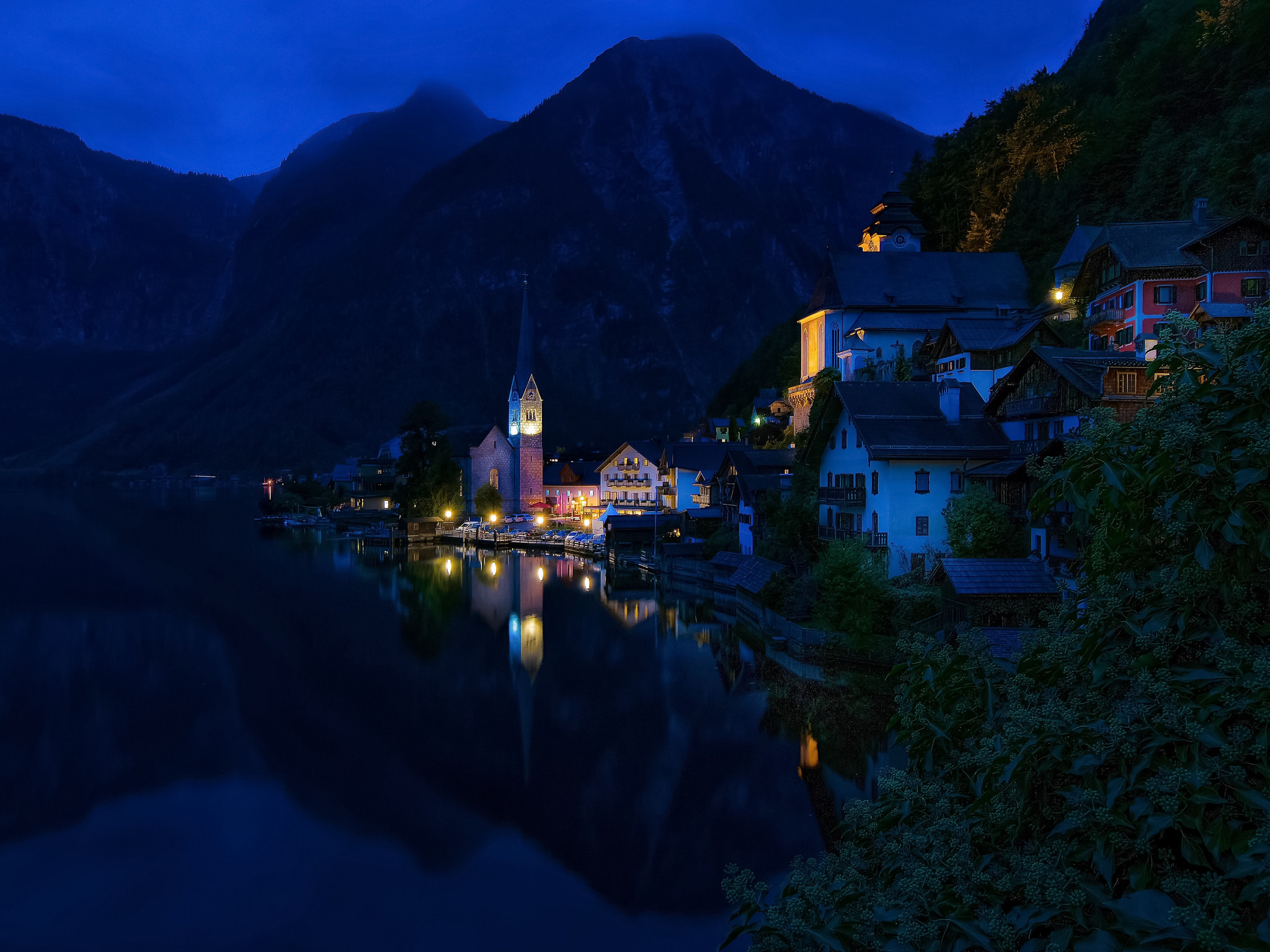 Wallpapers Lake Hallstatt Hallstatt mountains on the desktop