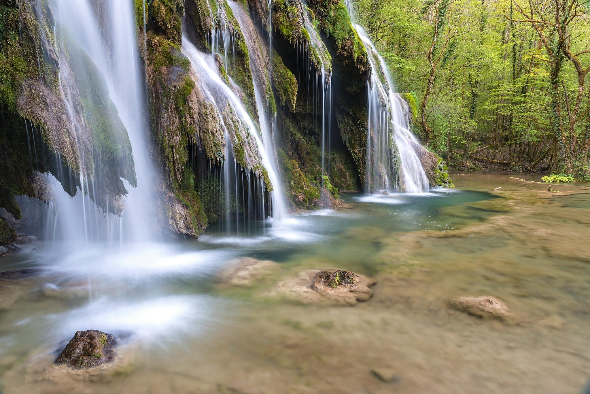 Wallpapers Cascades de Tufs nature waterfall on the desktop