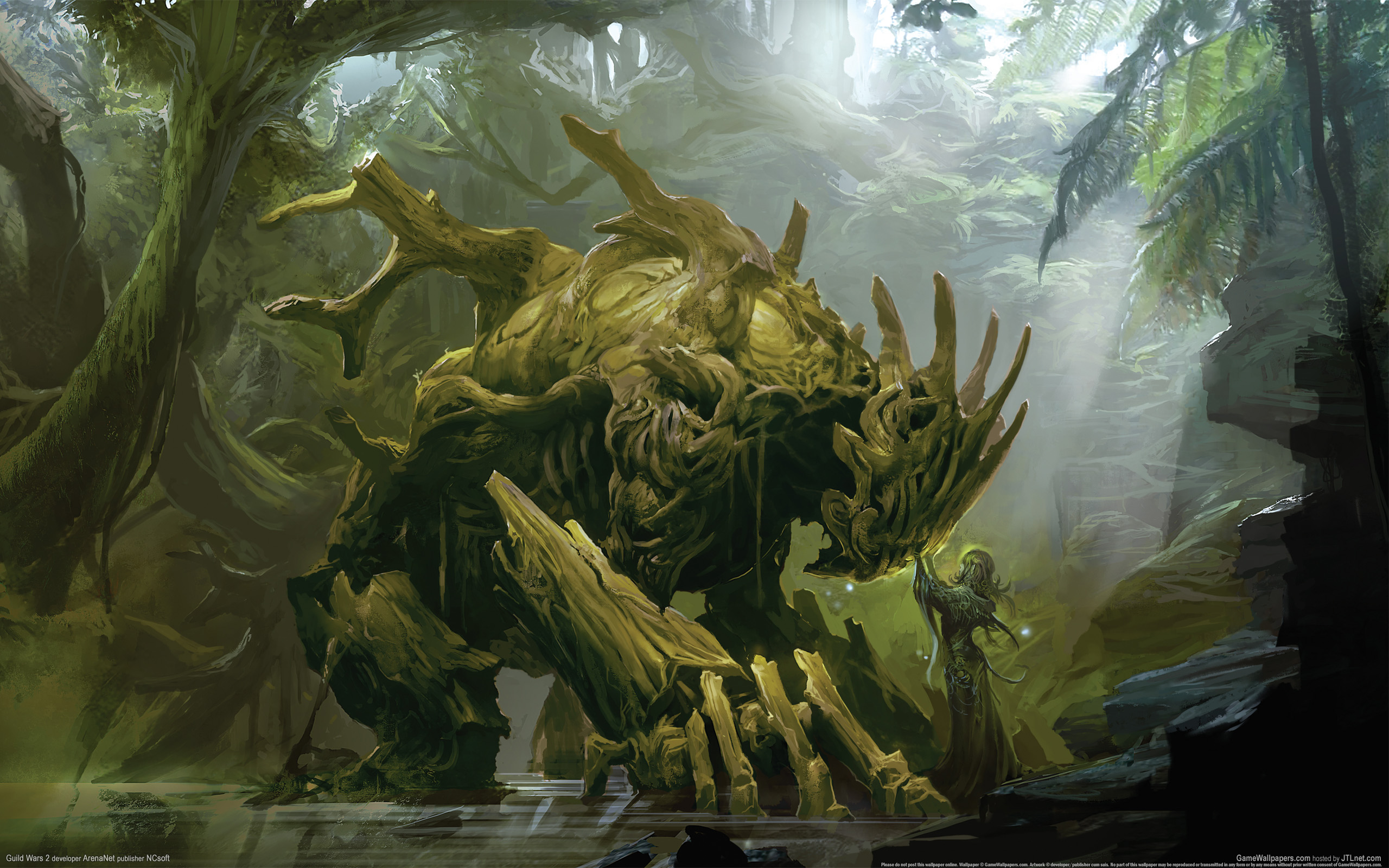 Wallpapers forest spirit monster forest on the desktop