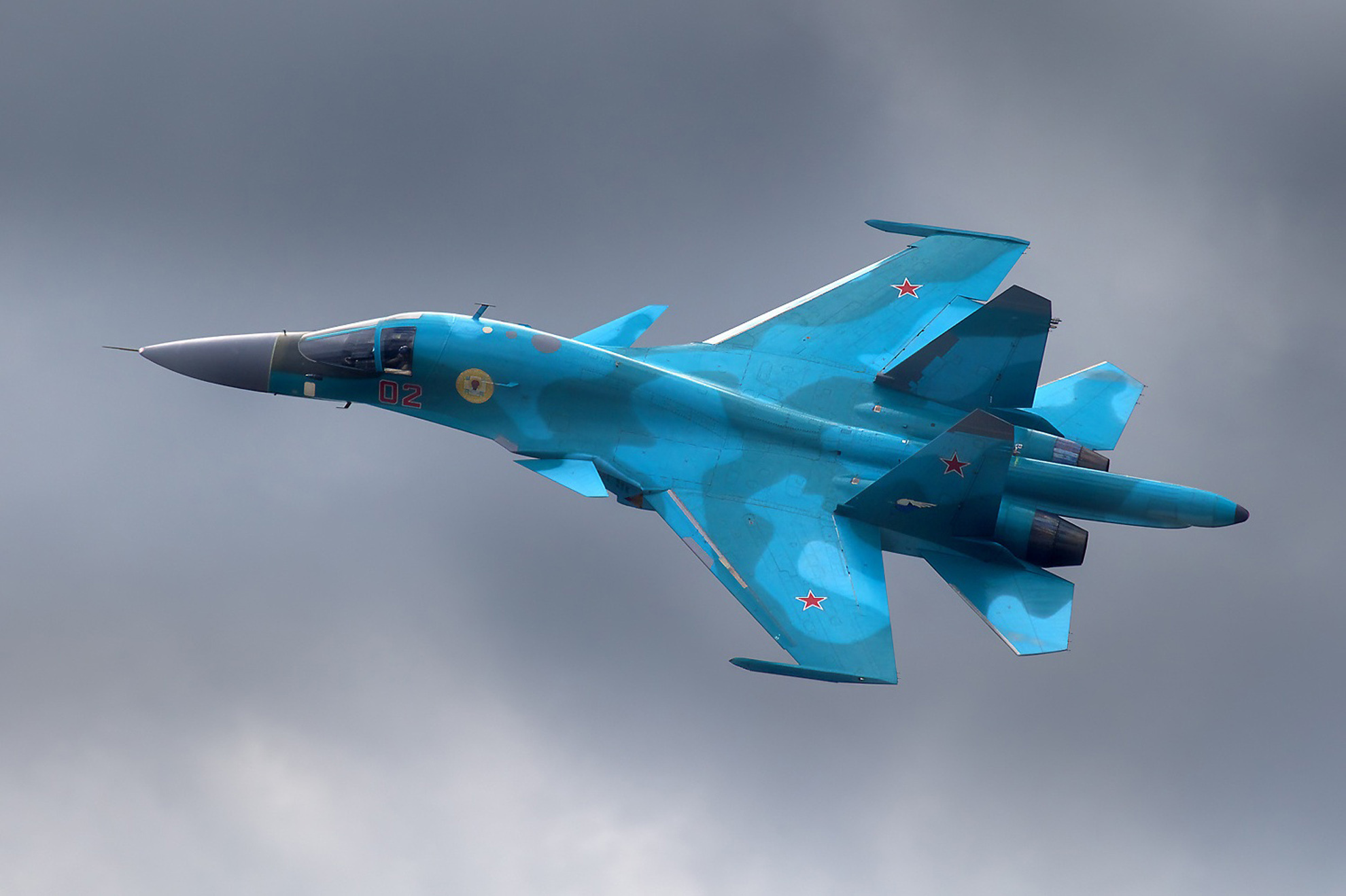 Wallpapers bomber su-34 aviation on the desktop