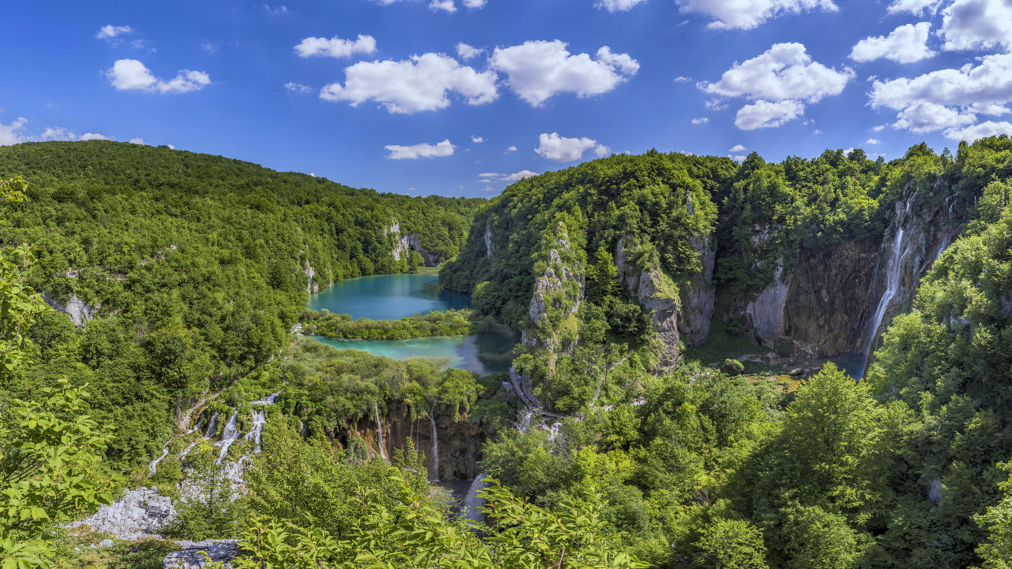 Бесплатное фото Картинка про национальный парк плитвицкие озера, хорватия