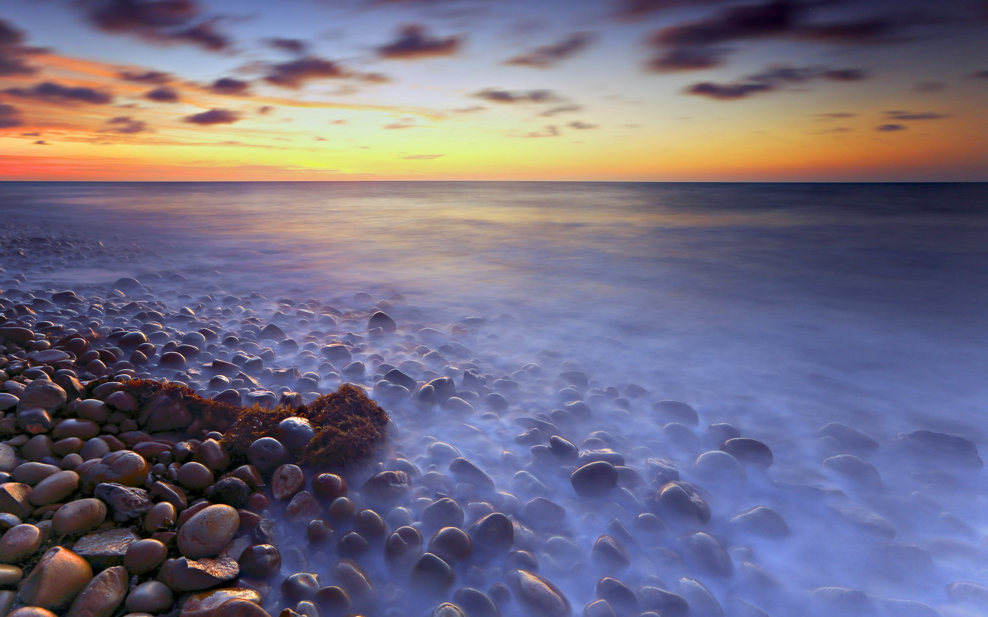 Wallpapers sea stones sky on the desktop