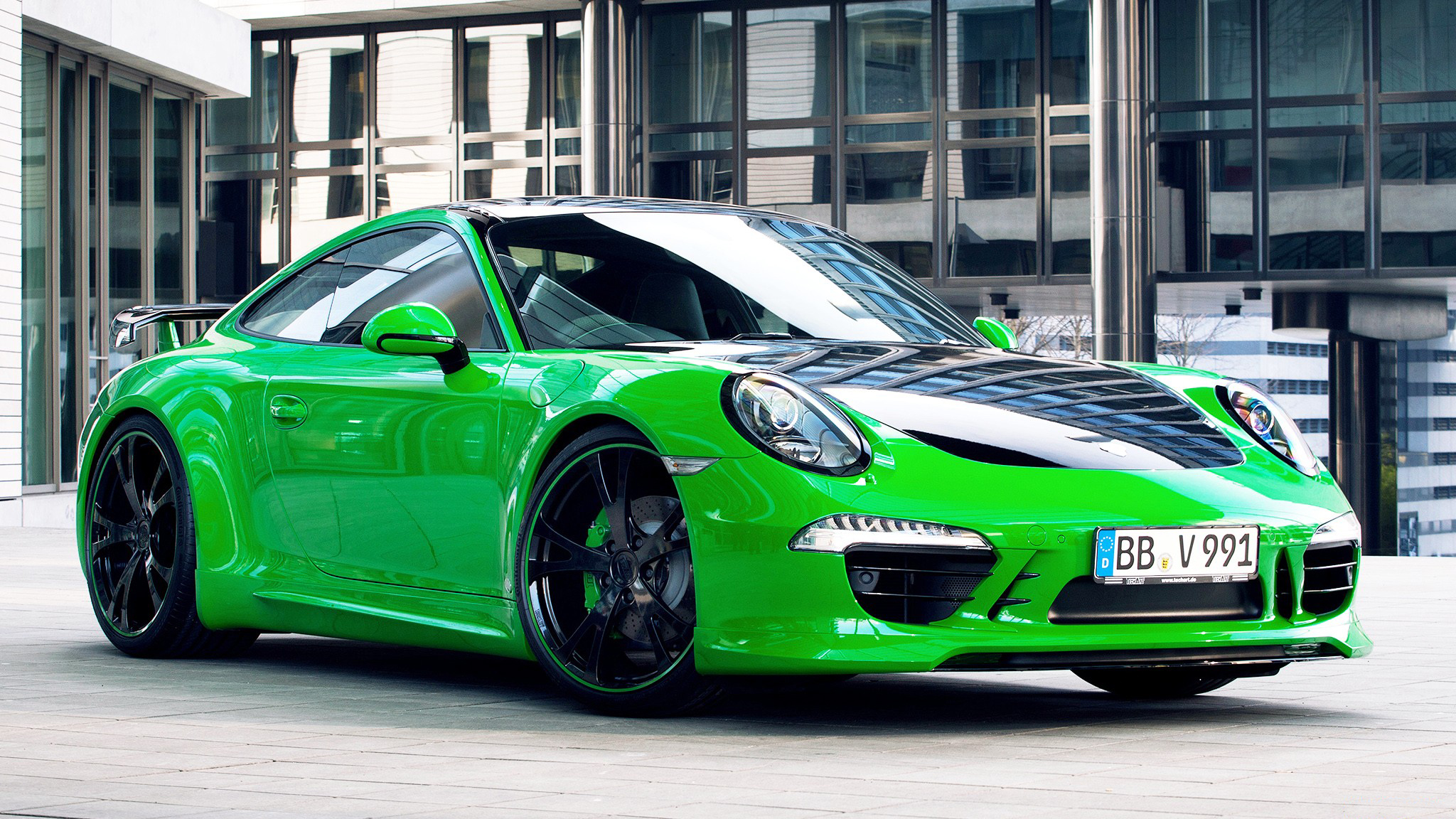 Wallpapers body kit tuning porsche on the desktop