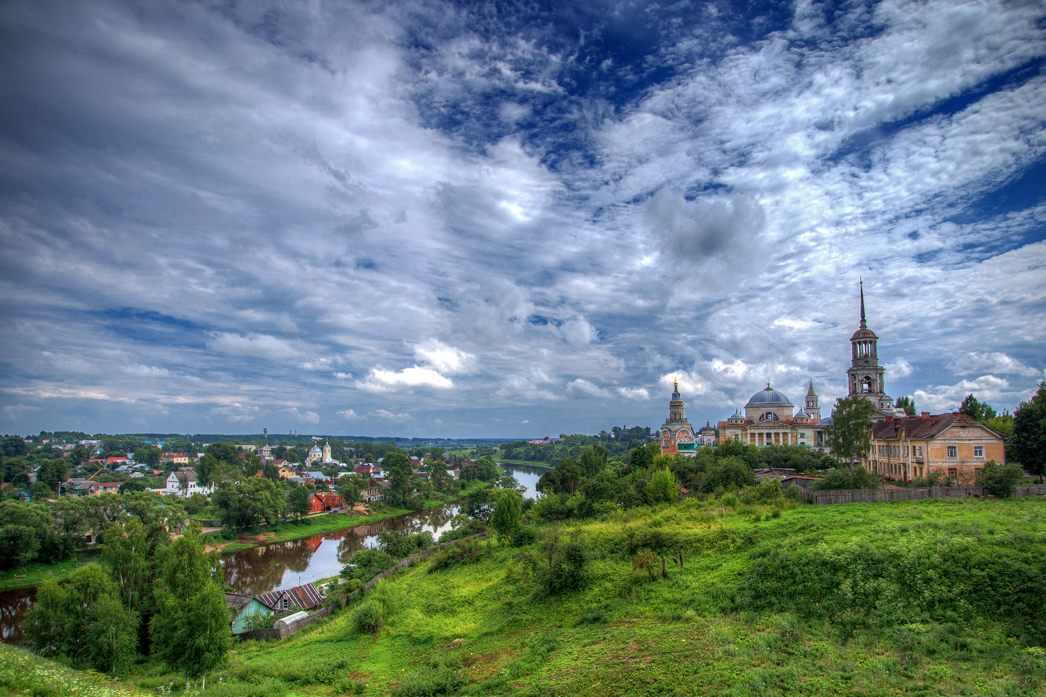 Wallpapers landscape church temple on the desktop