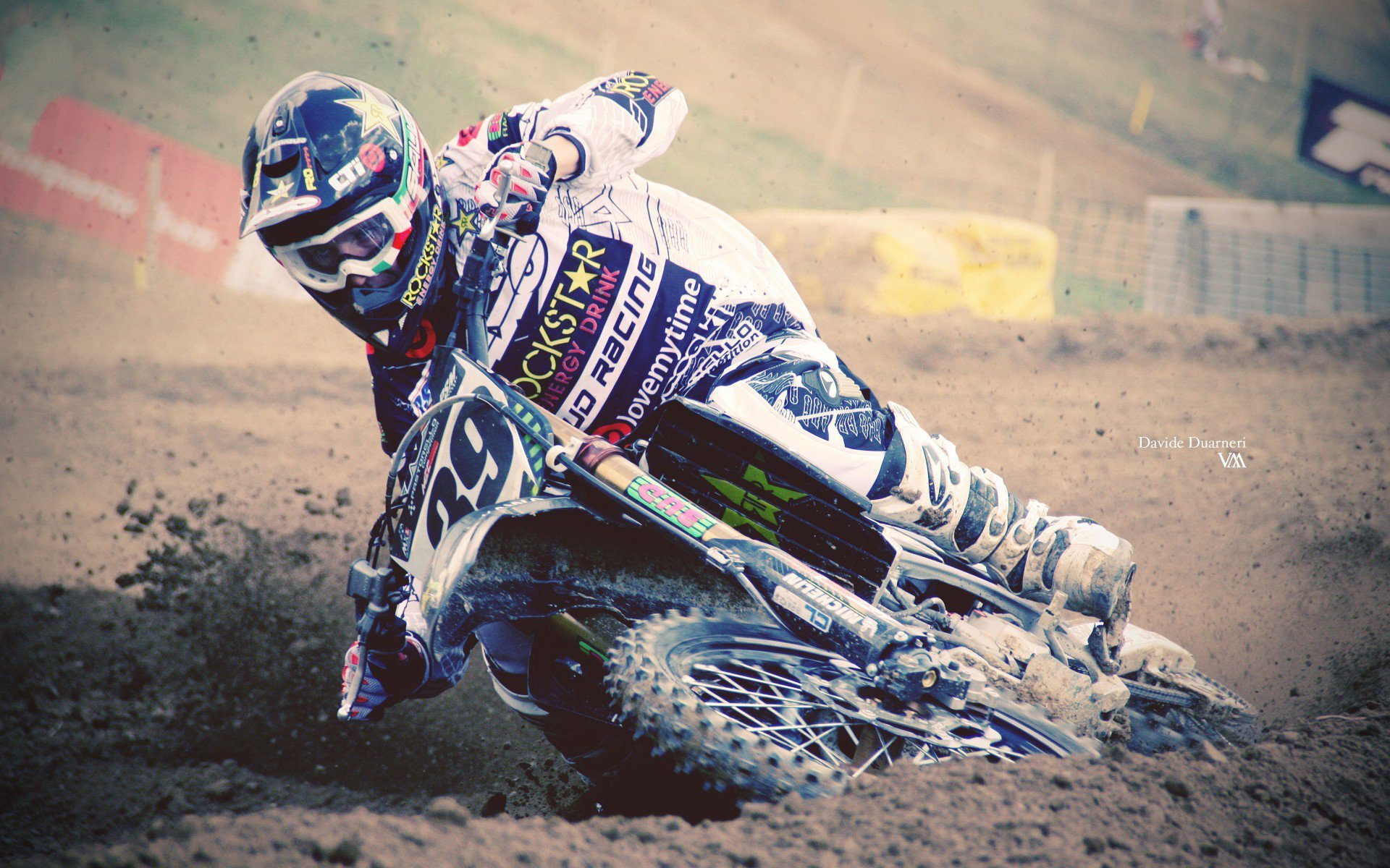 Wallpapers motocross motorcycle athlete on the desktop