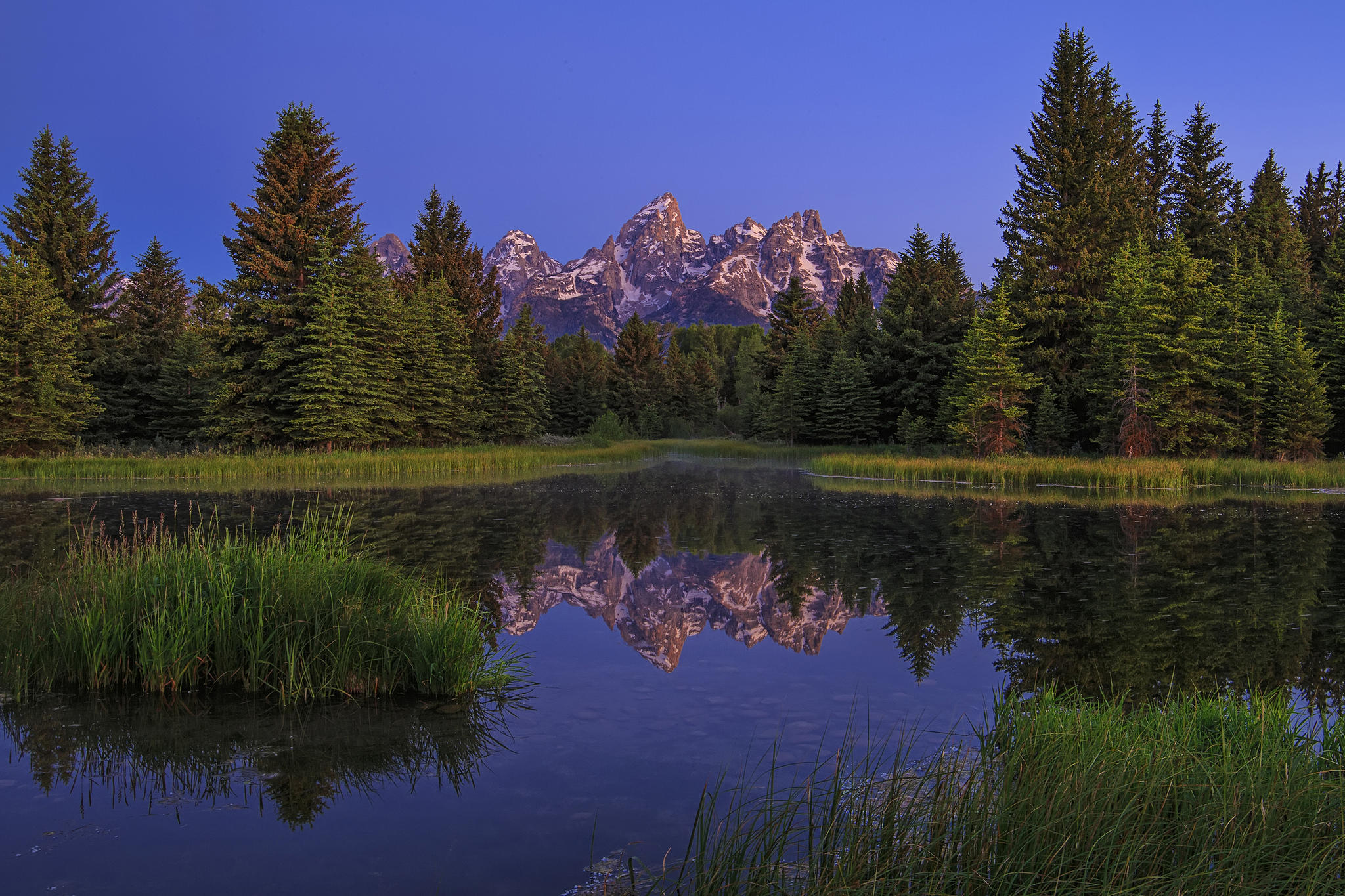 Wallpapers Grand Teton National Park lake mountains on the desktop