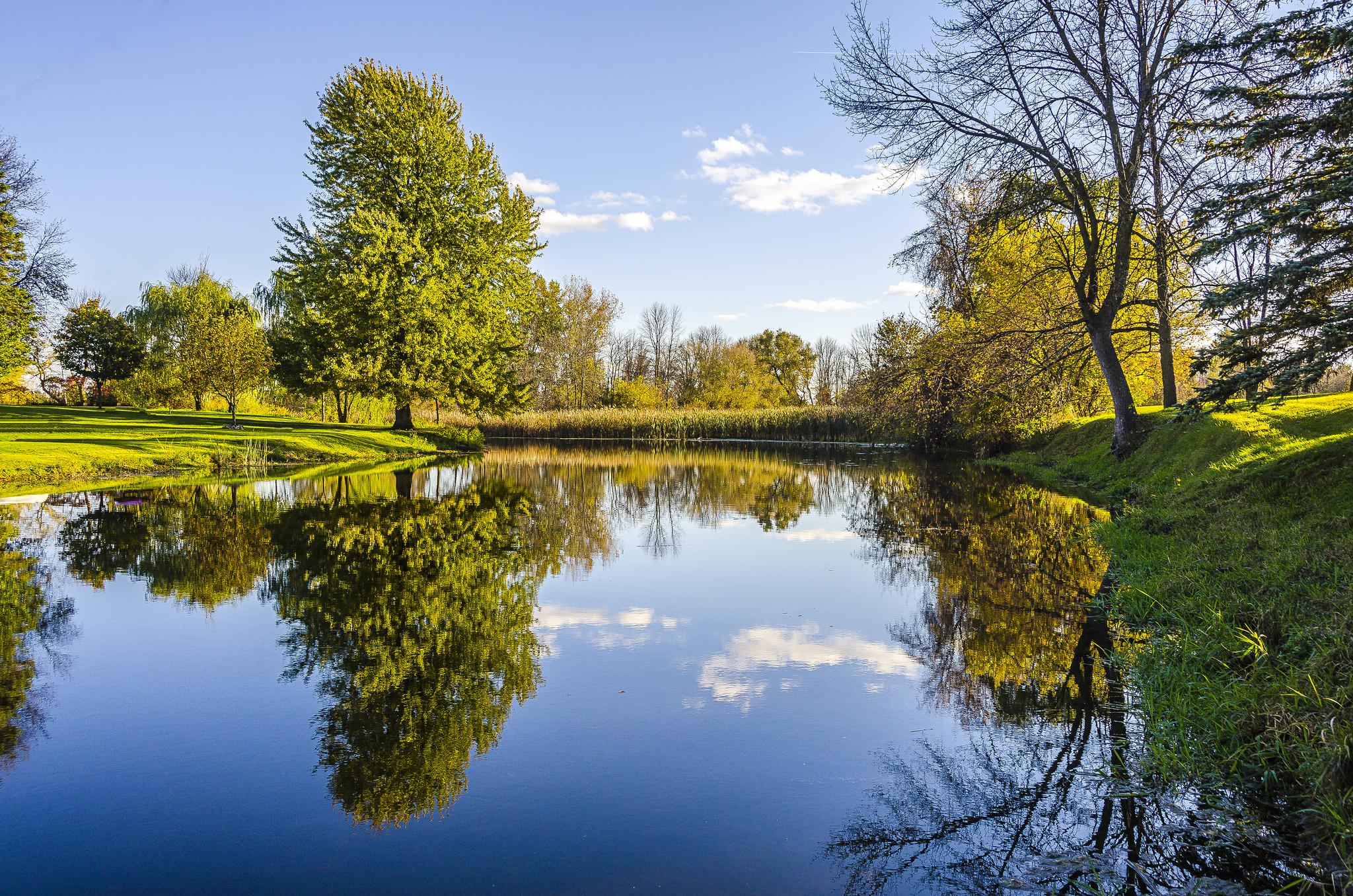 Обои Kawkawlin River Bay County Michigan на рабочий стол