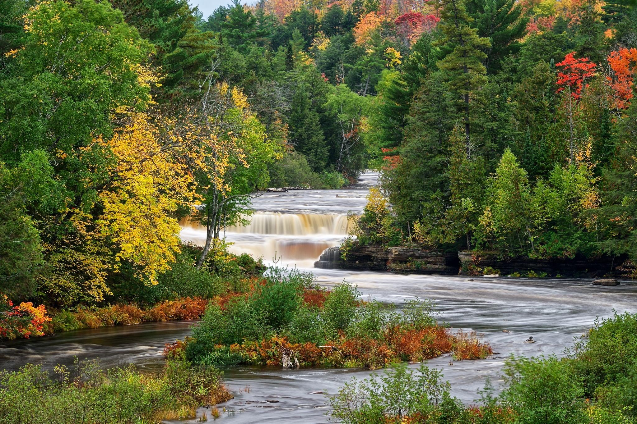 Wallpapers lower tahquamenon falls chippewa county michigan on the desktop