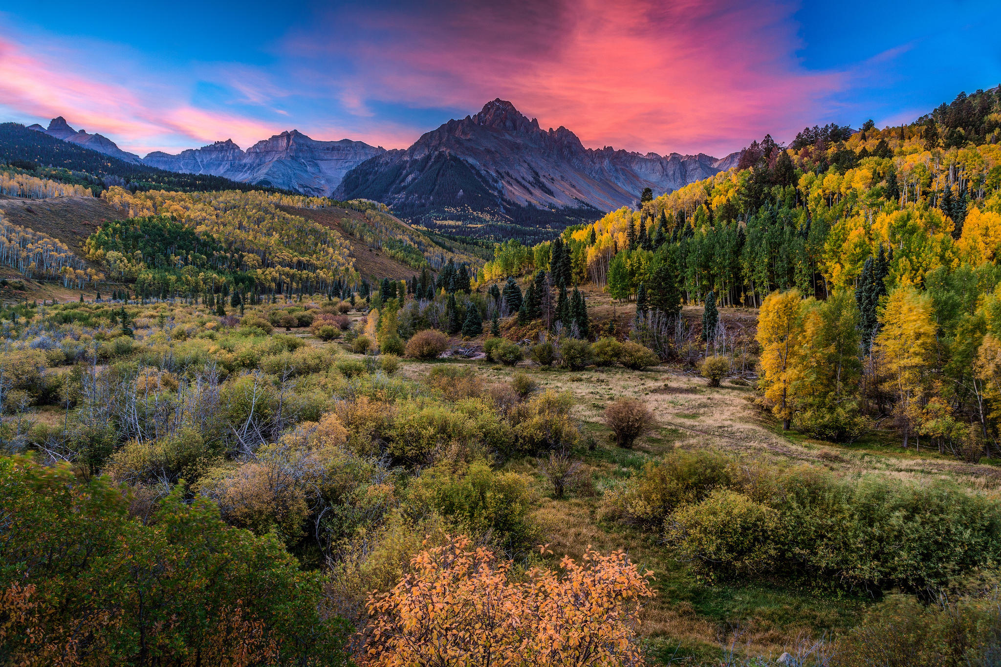 Wallpapers autumn mountains San Juan Mountains on the desktop