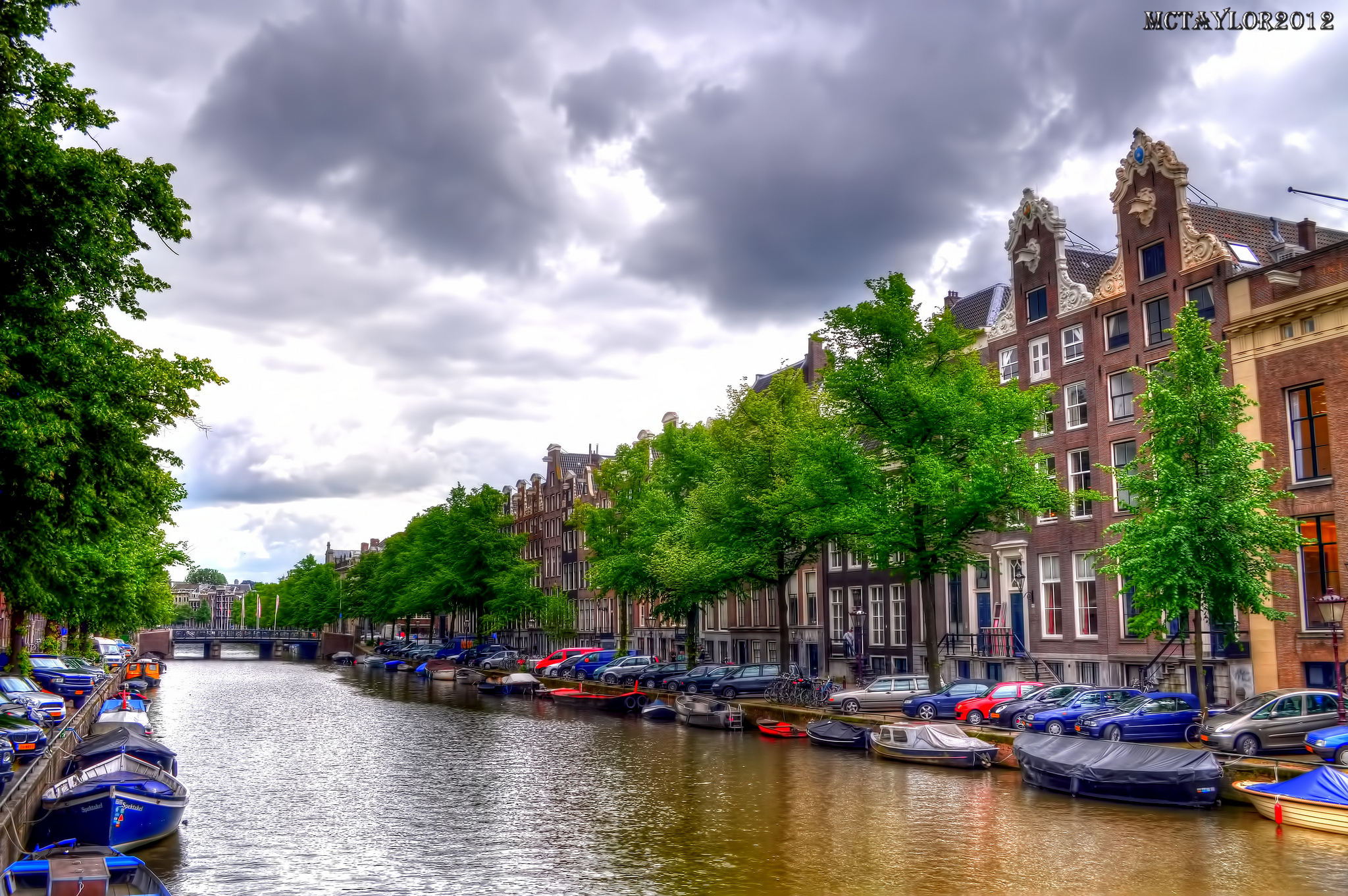 桌面上的壁纸阿姆斯特丹 船 河流