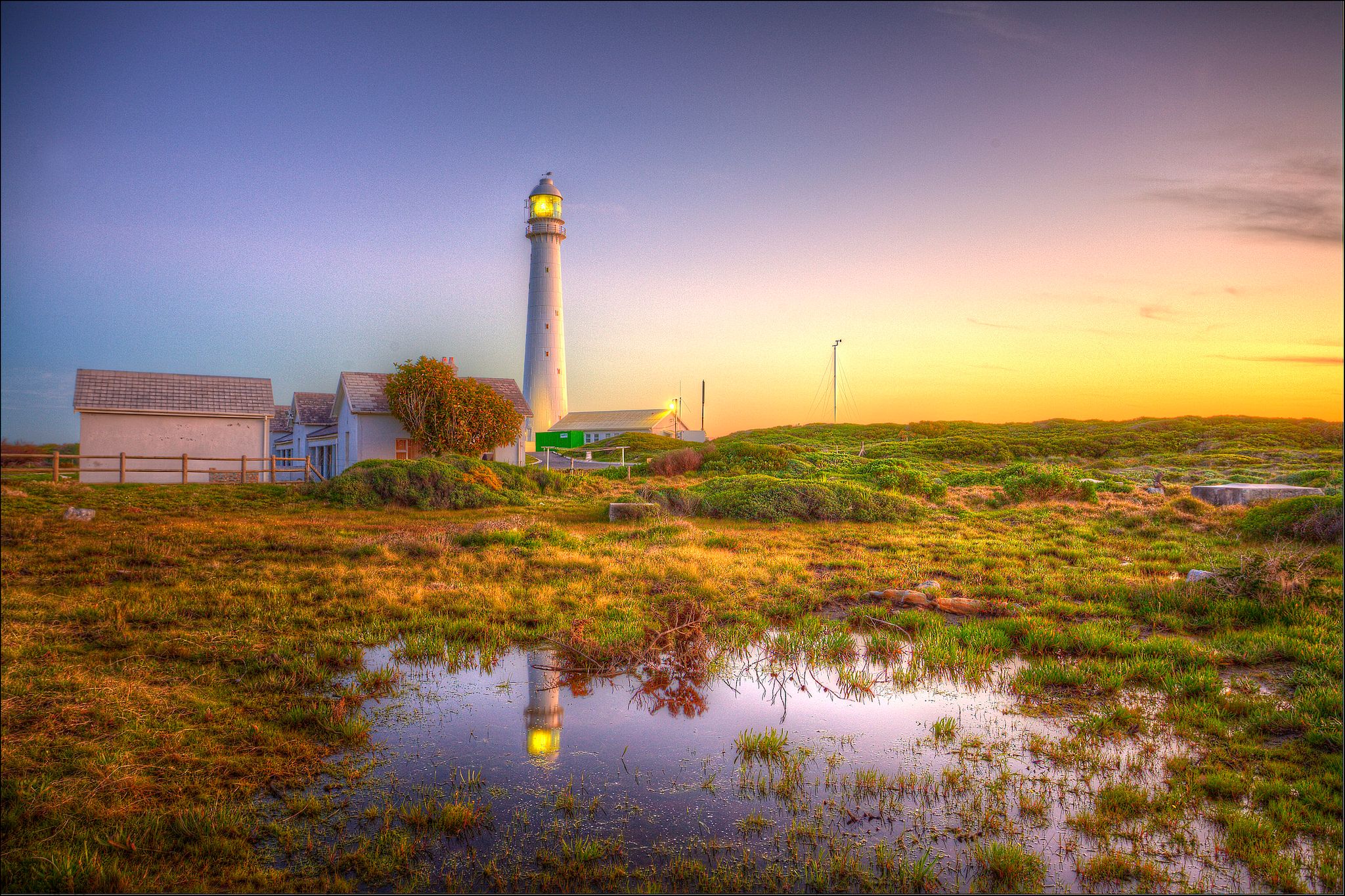 Wallpapers Kommetjie landscape Lighthouse Slangop on the desktop