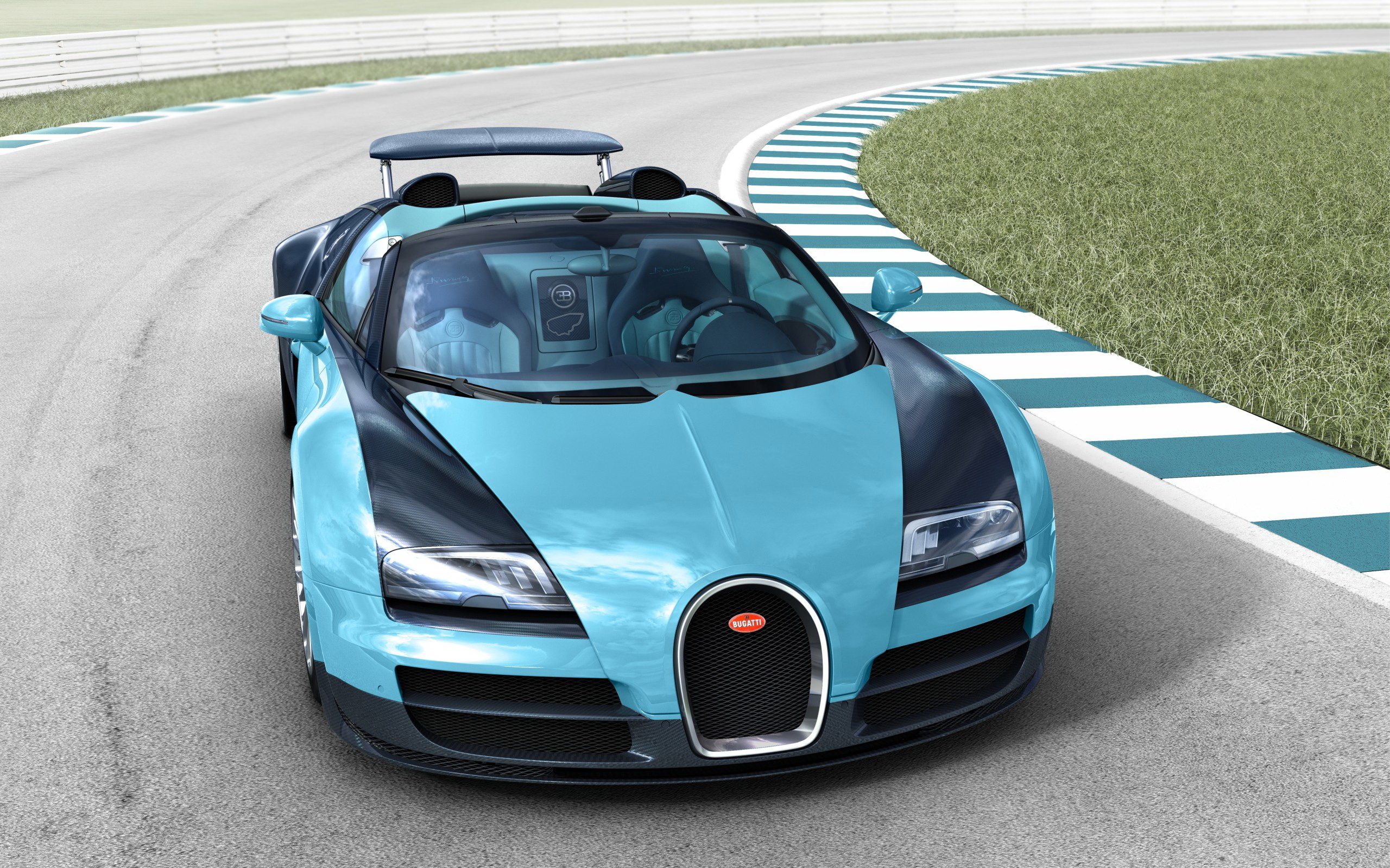 Обои bugatti veyron трек на рабочий стол