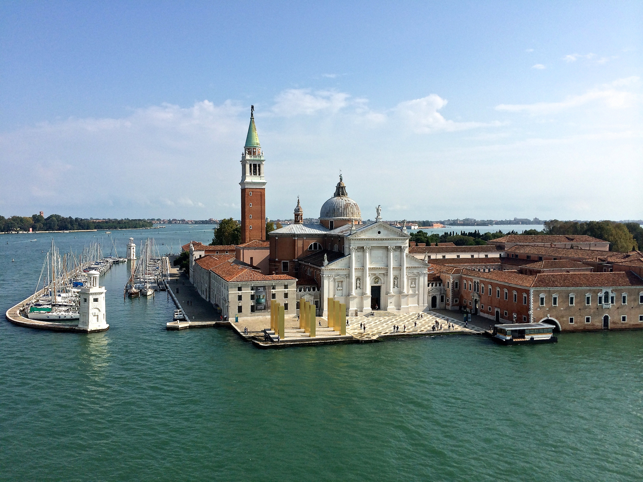 Обои Италия Cear San Giorgio Maggiore церковь Сан-Джорджо Маджоре на рабочий стол