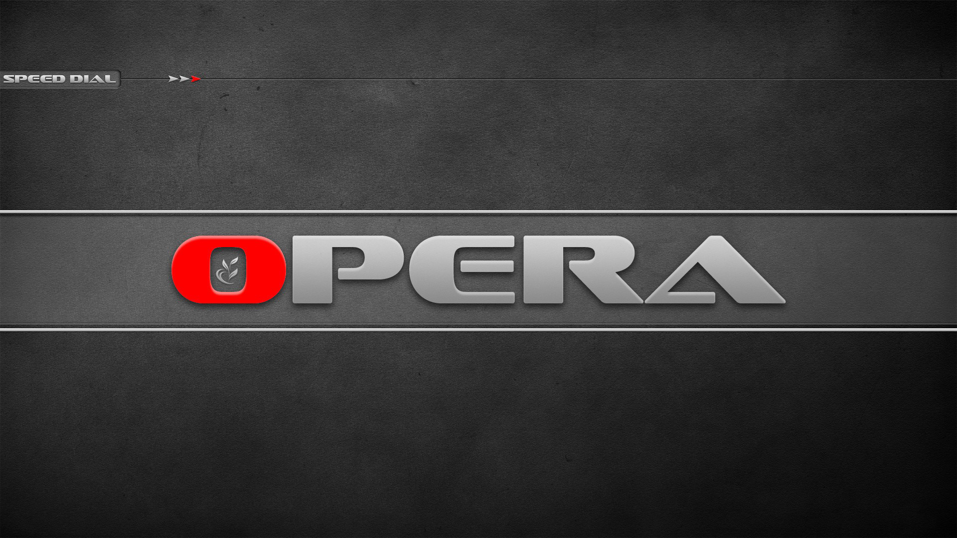 Wallpapers opera speed browser on the desktop