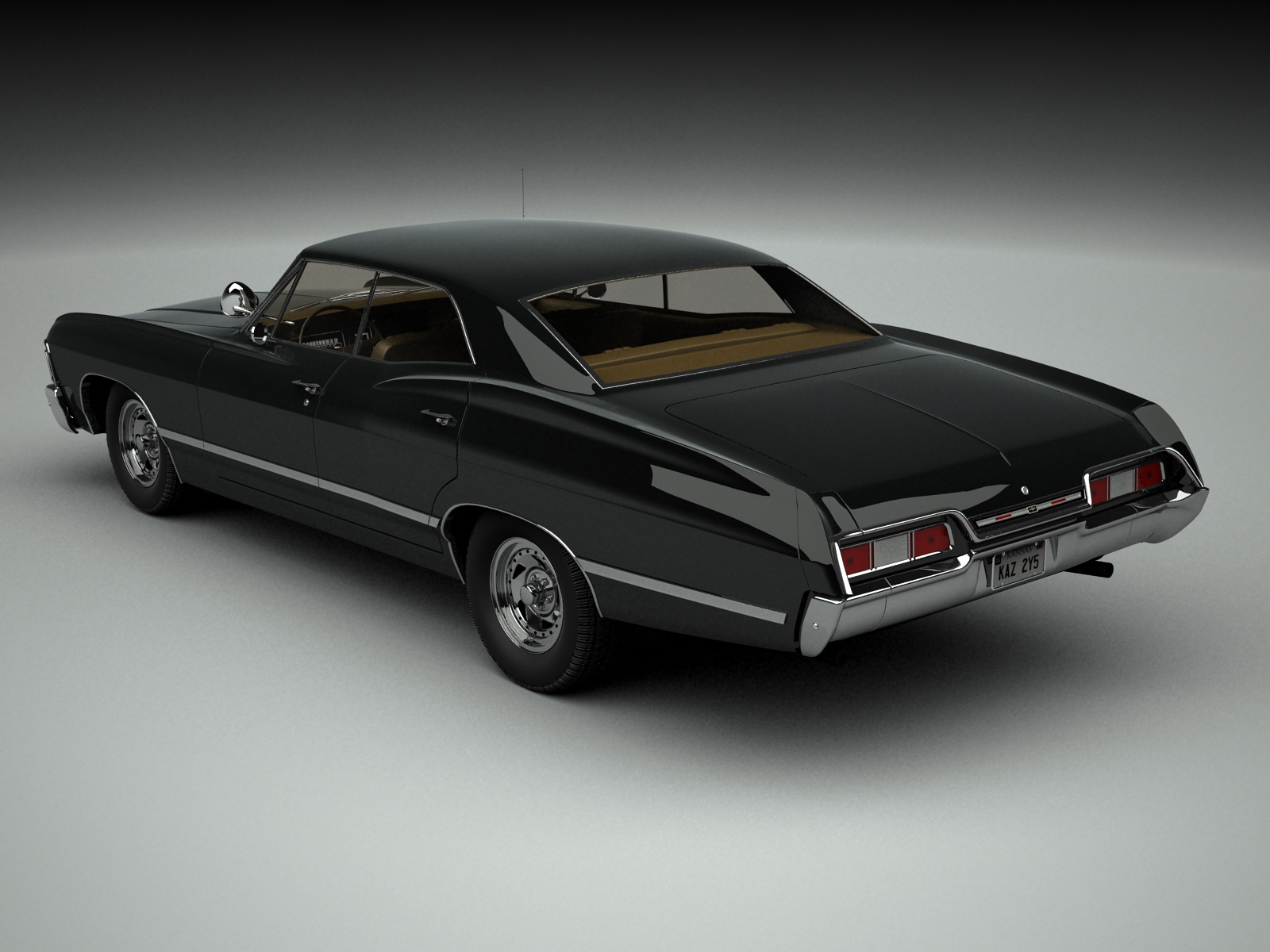 Обои chevrolet impala 1967 на рабочий стол