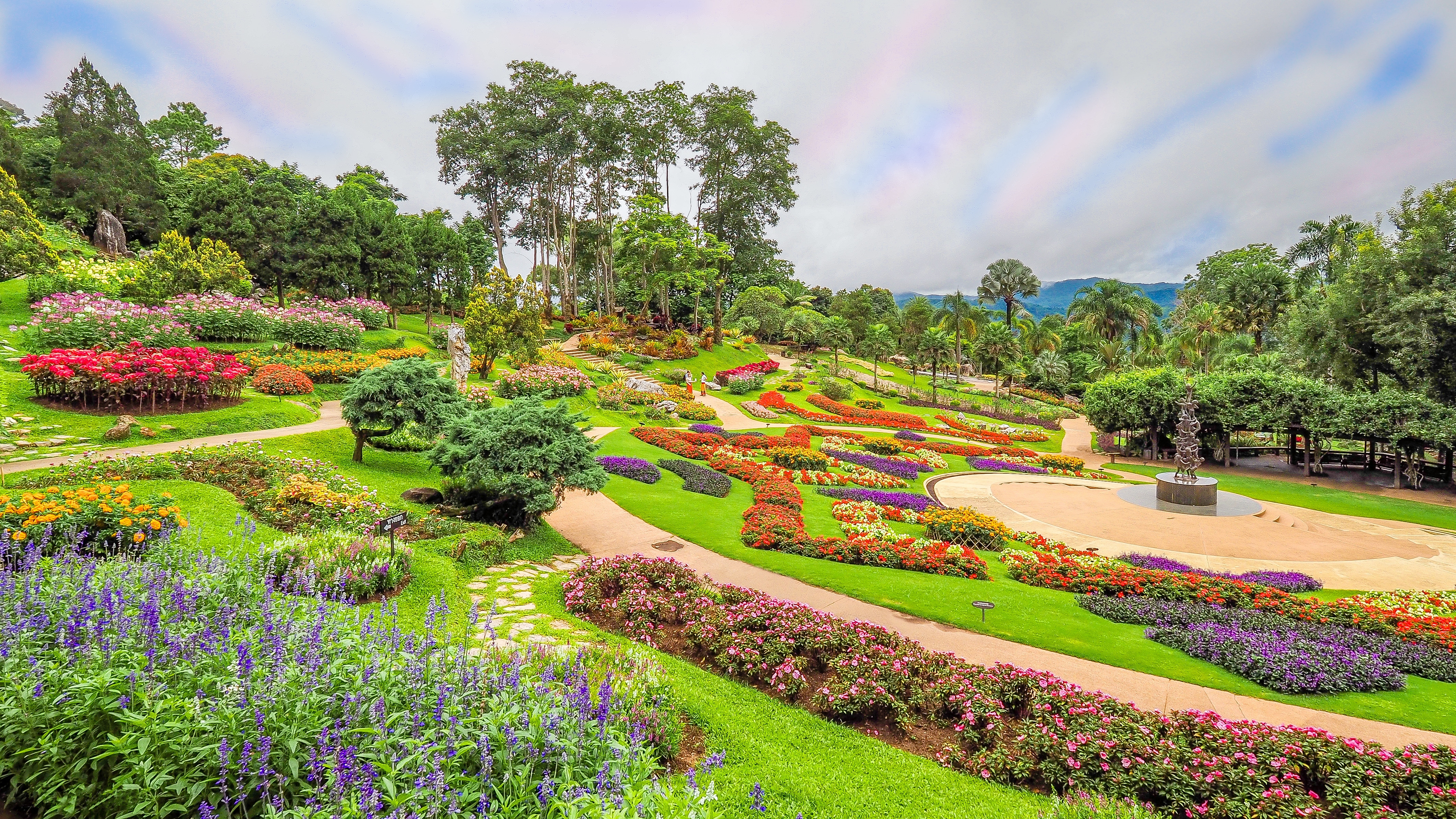 Wallpapers trees Chiang Rai landscape on the desktop