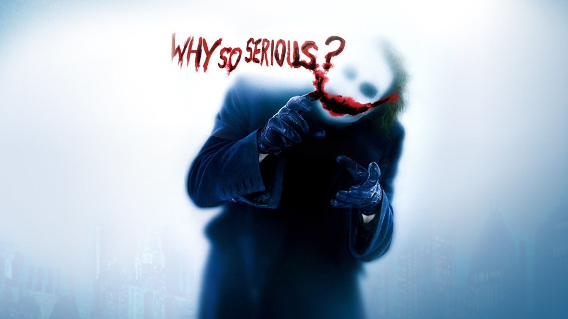 Wallpapers joker man blood on the desktop