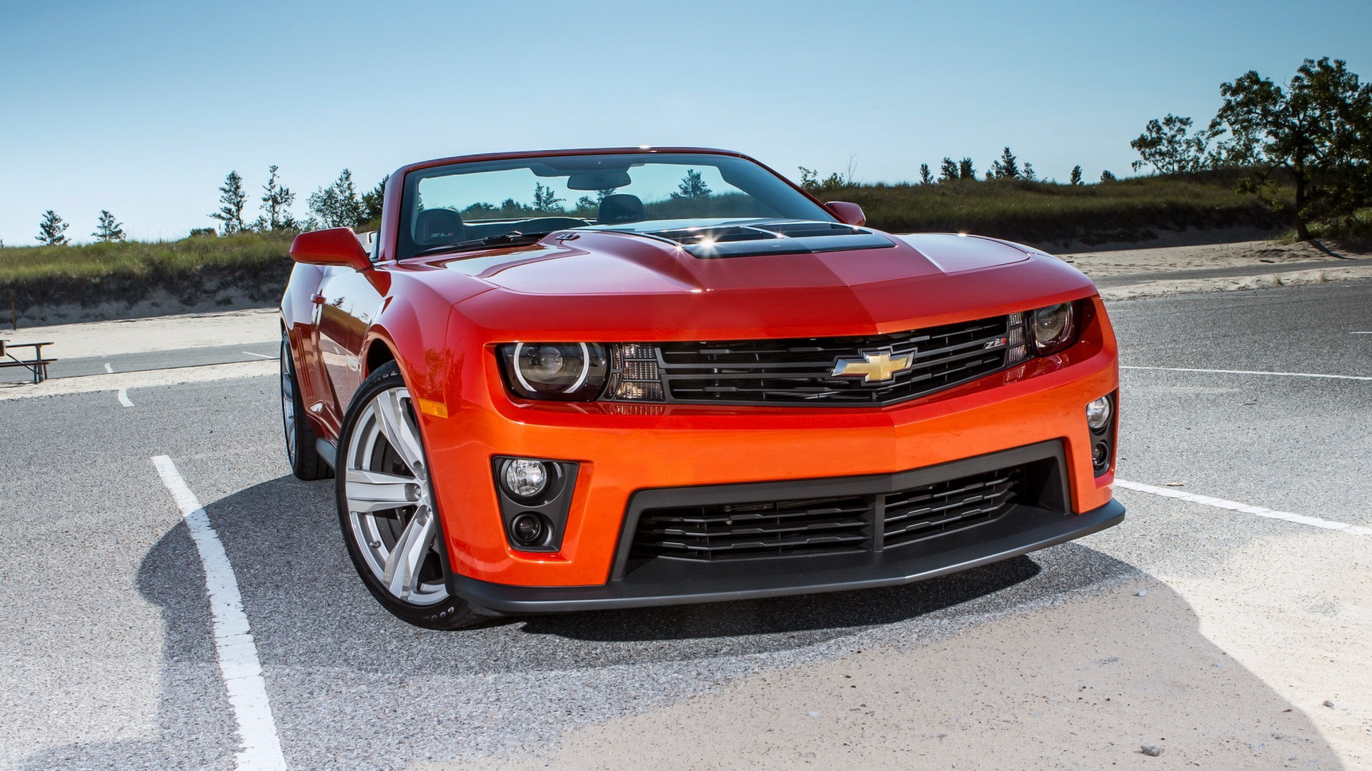 Wallpapers chevrolet camaro grille on the desktop