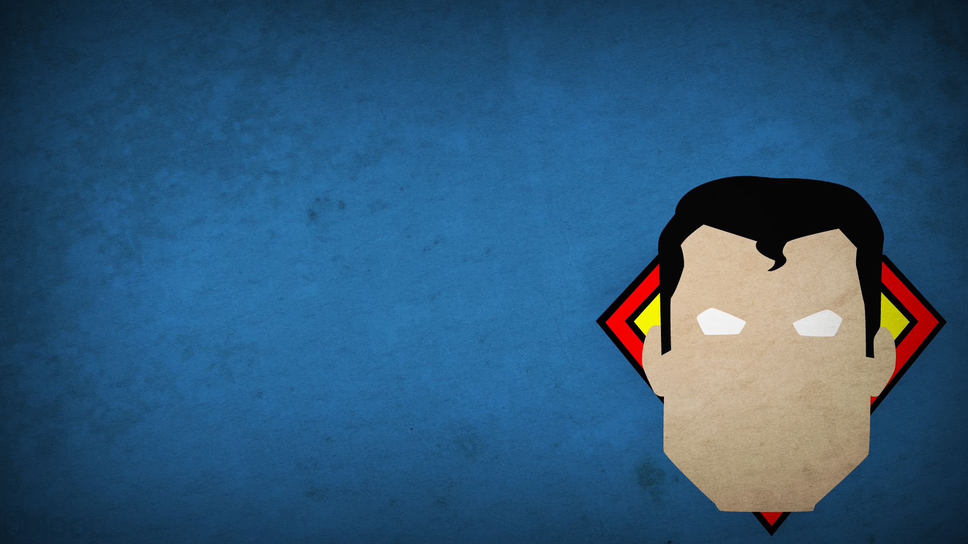 Wallpapers minimalism hero superman on the desktop