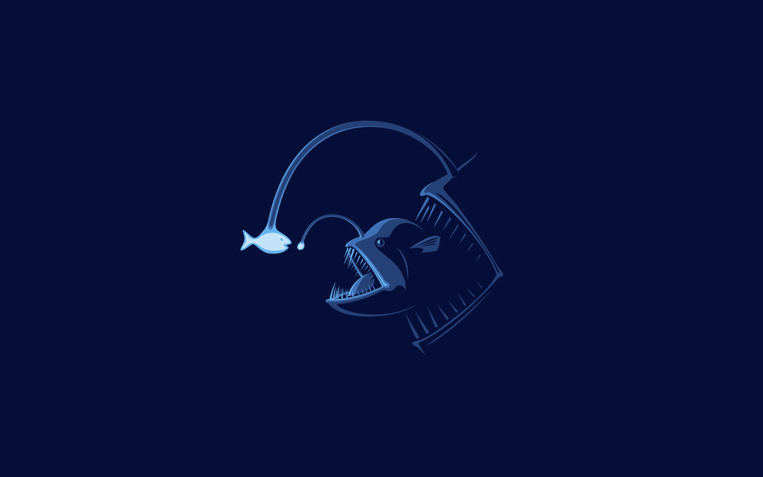 Wallpapers fish alien firefly on the desktop