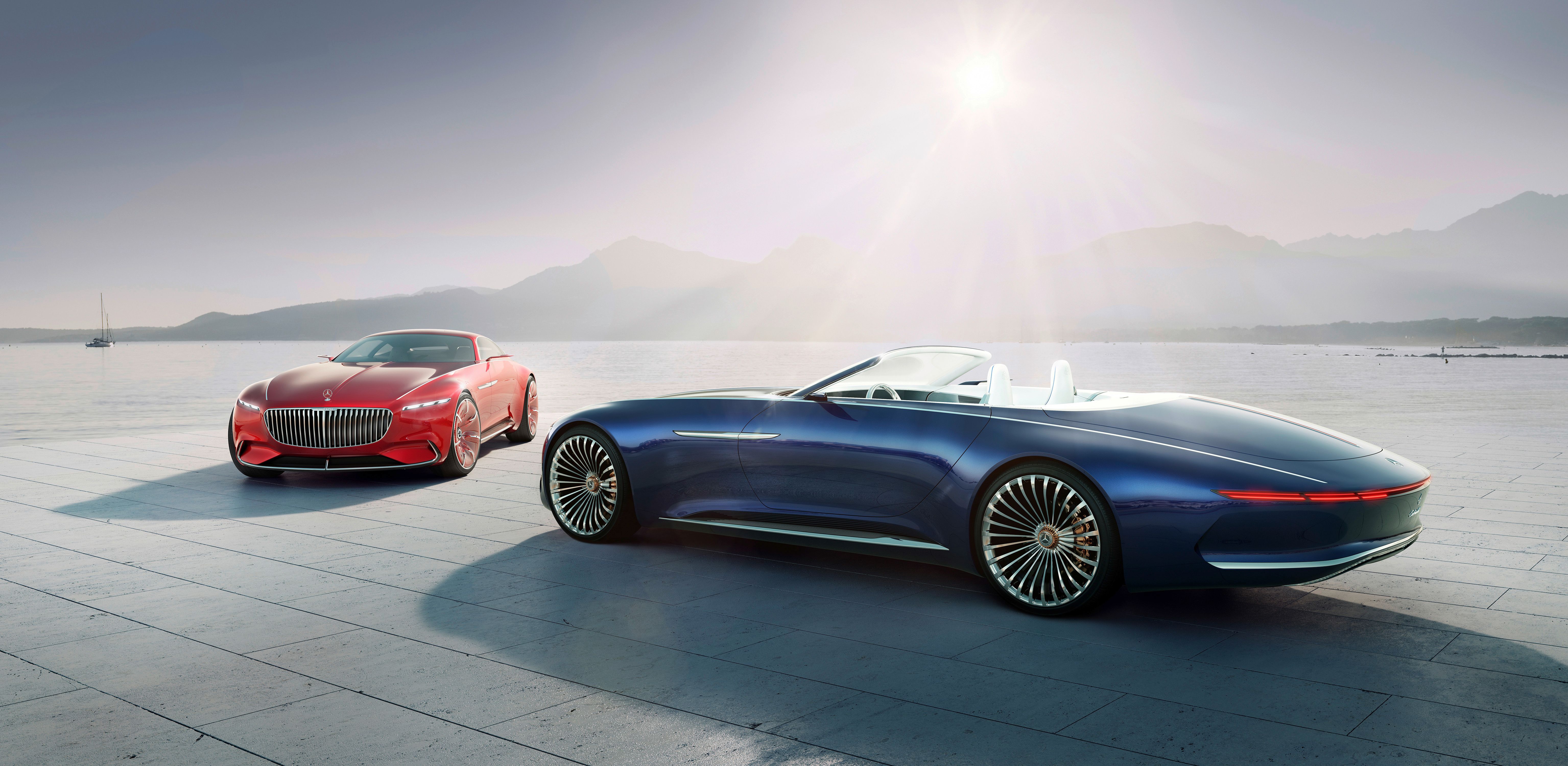 Обои автомобиль Mercedes-Maybach 6 Cabriolet на рабочий стол