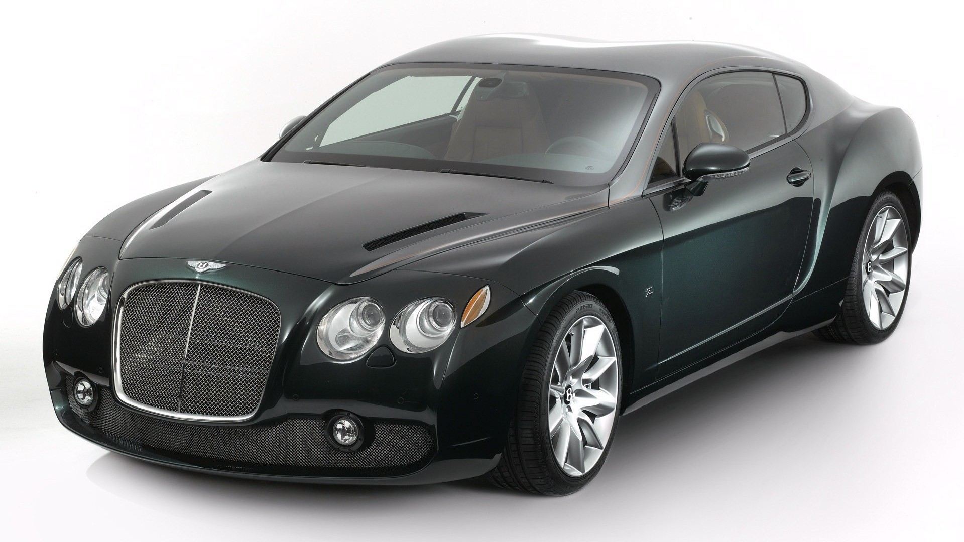 Wallpapers bentley dark green view on the desktop