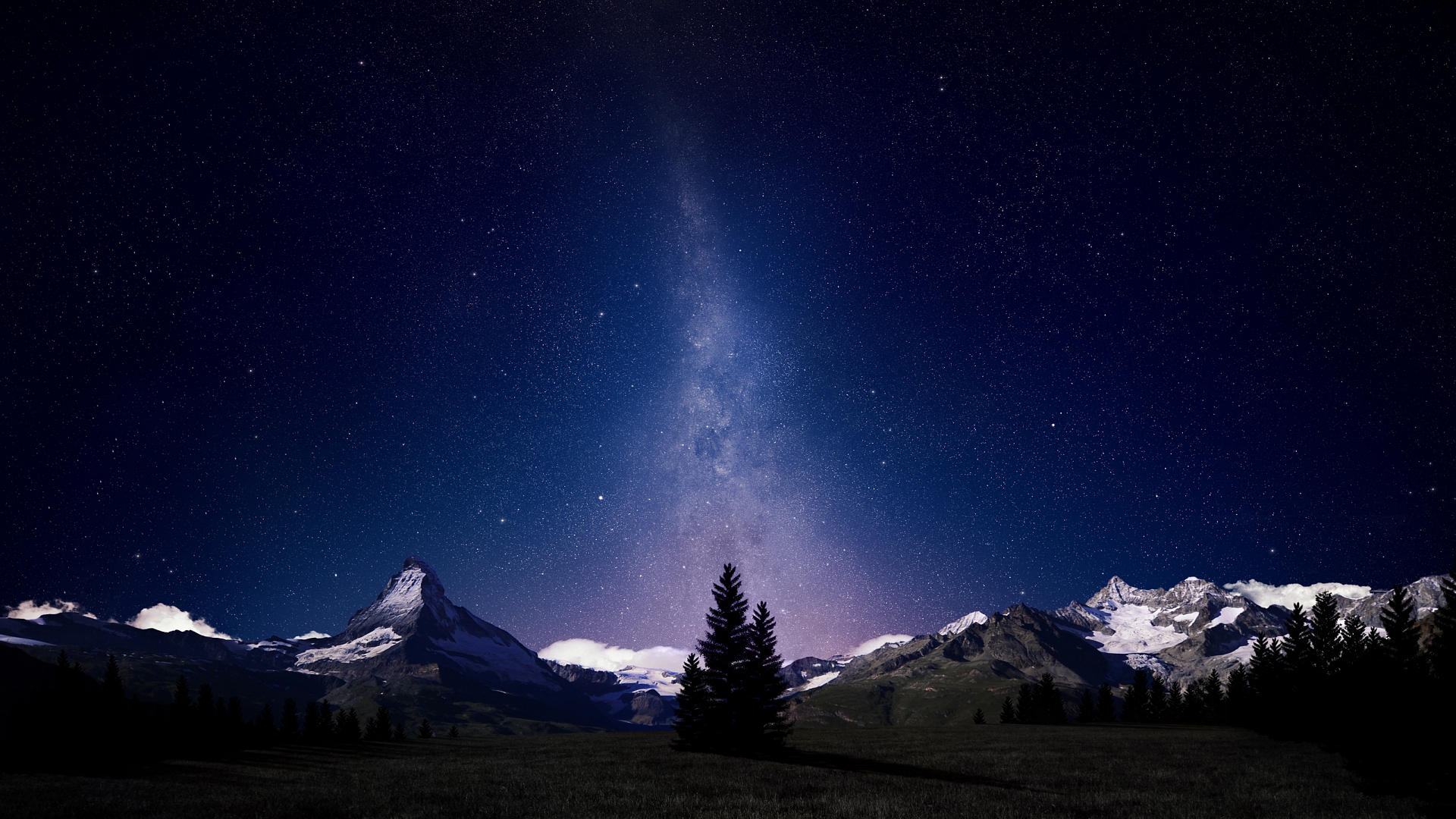 Wallpapers night sky stars on the desktop