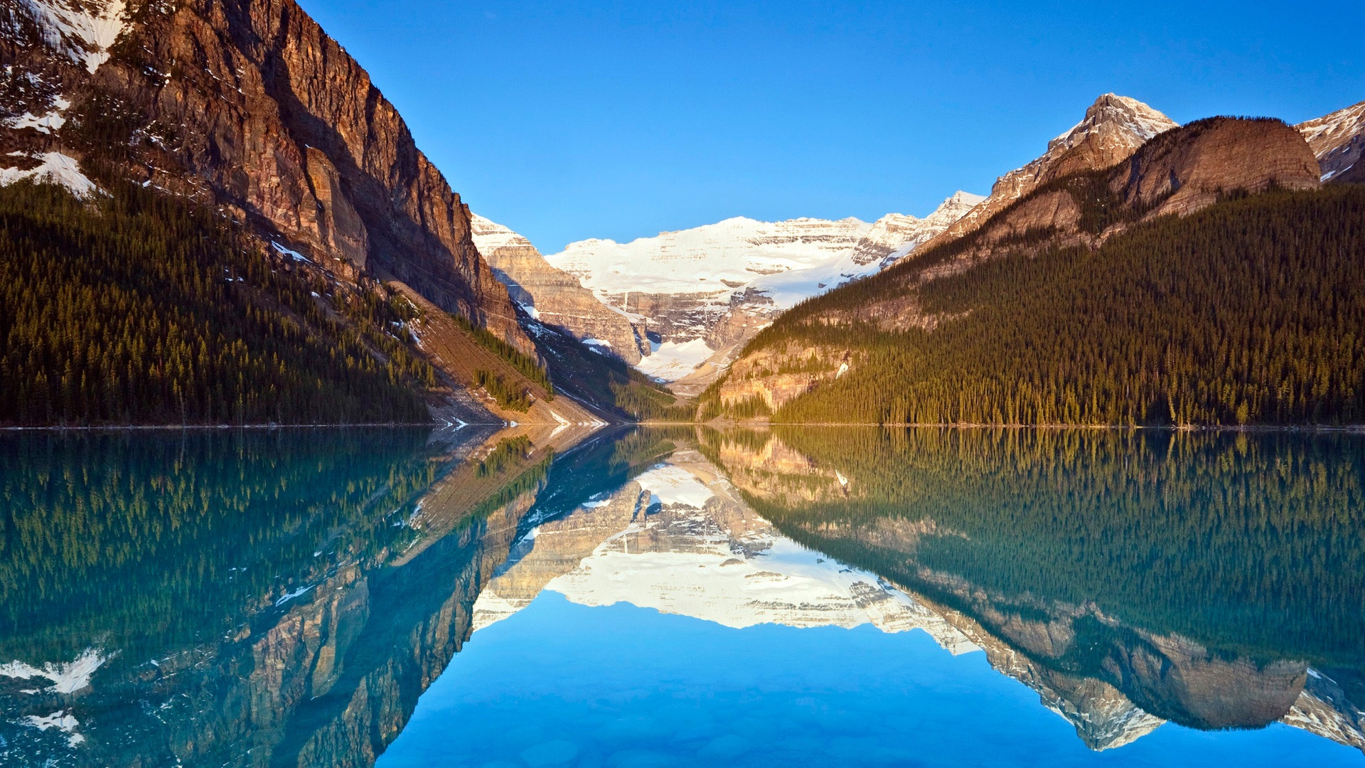 Wallpapers reflection snow nature on the desktop