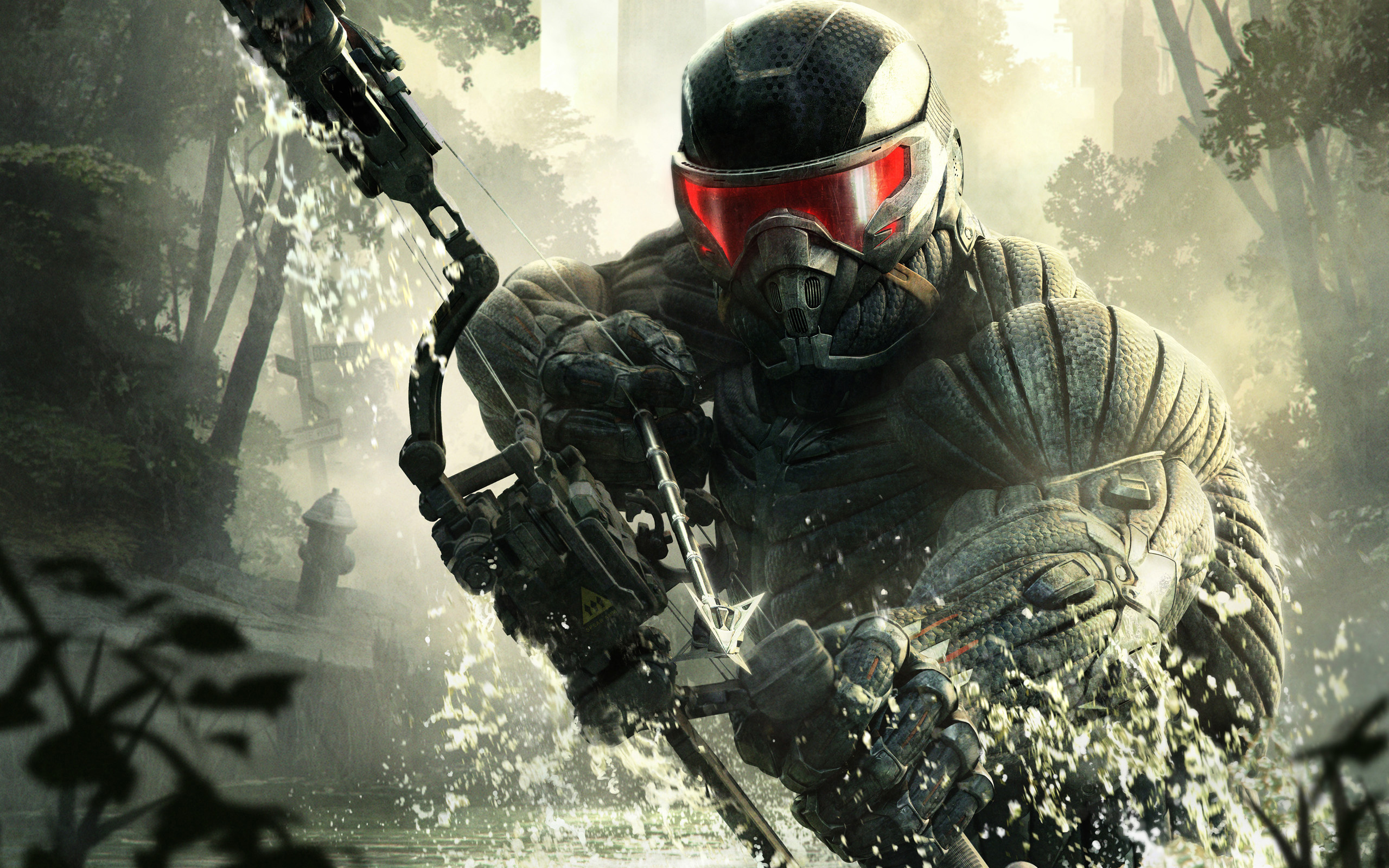 Wallpapers crysis 3 bow arrow on the desktop