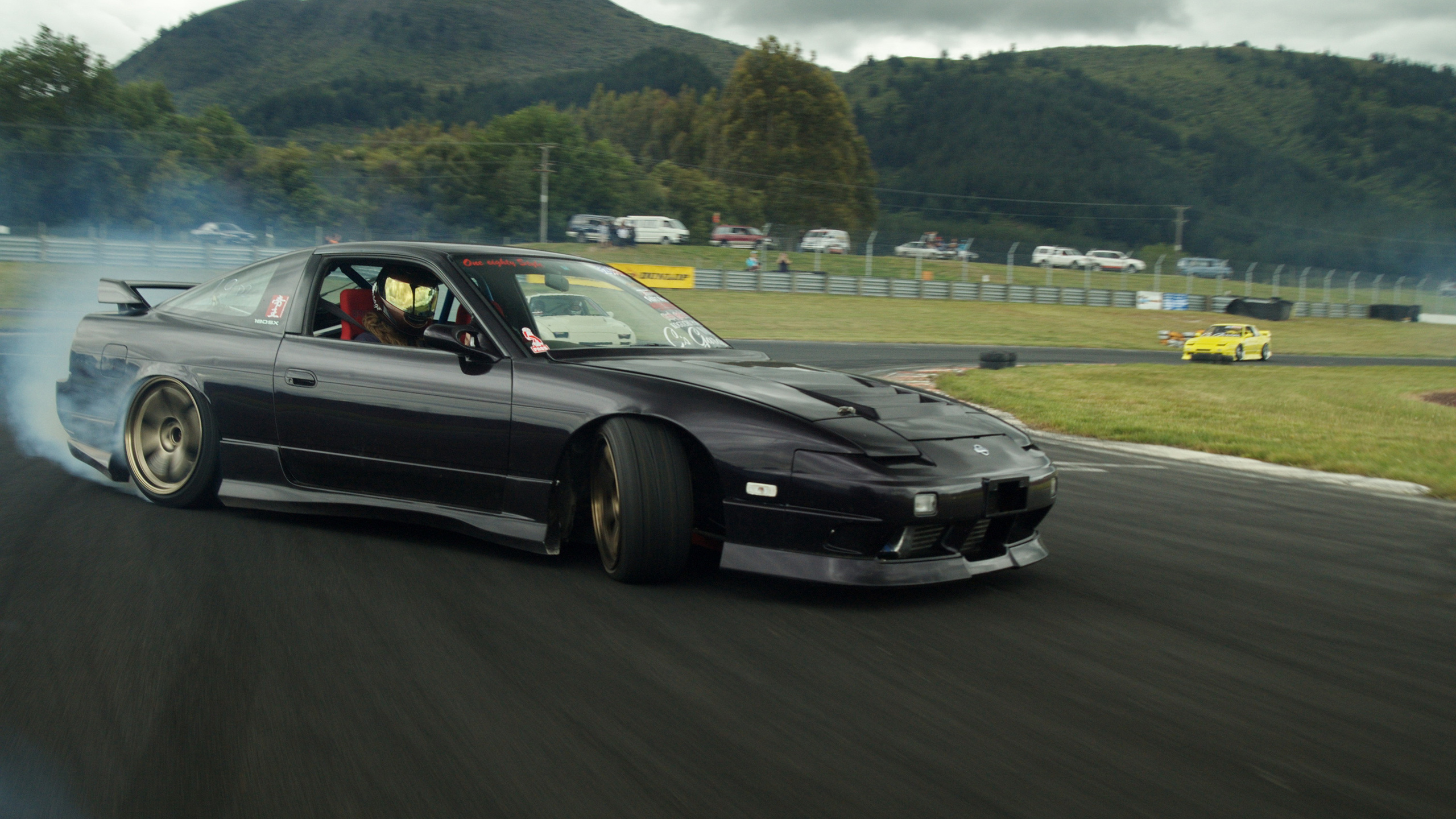 Wallpapers nissan 240 s-iks track drift on the desktop