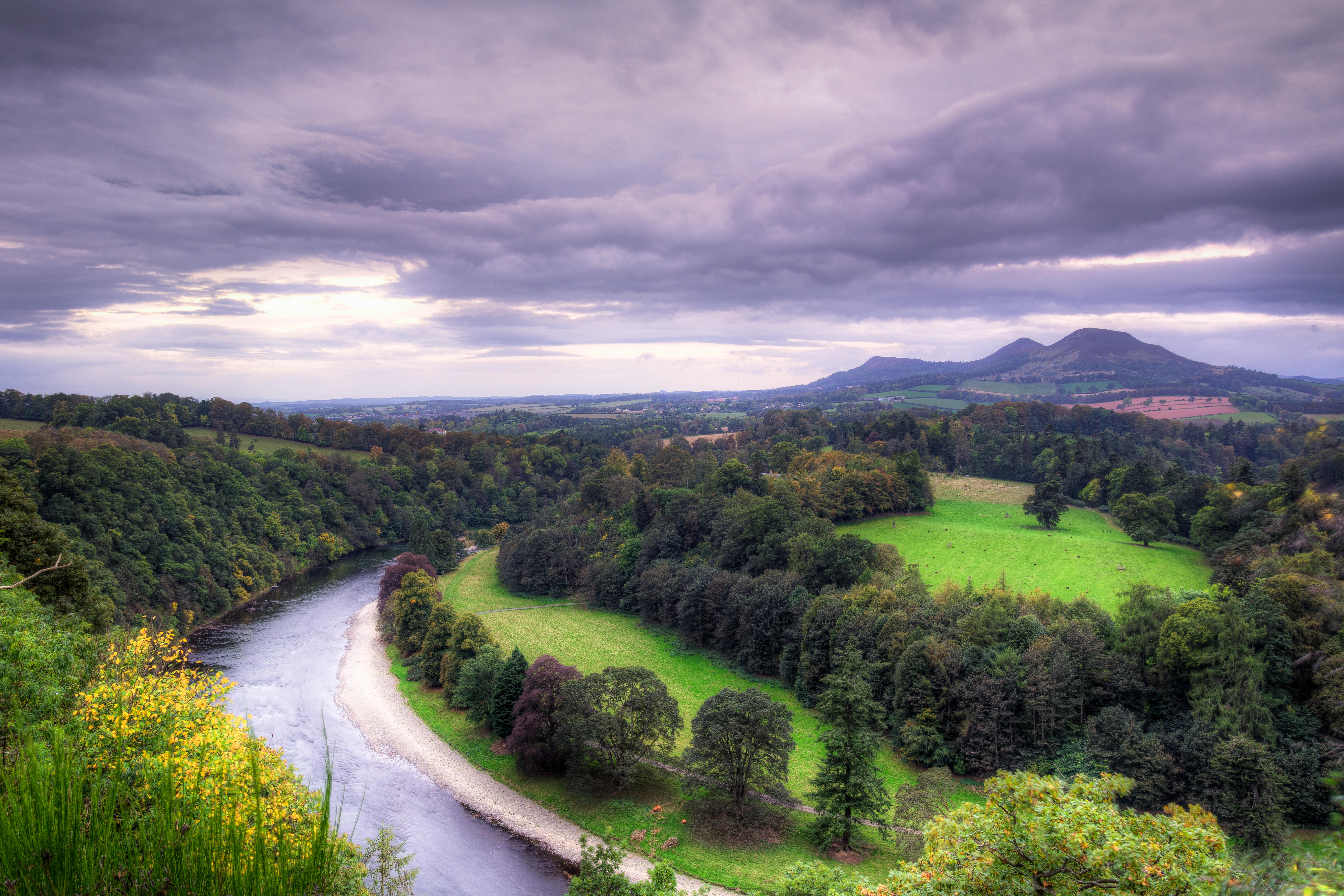 Wallpapers Scottish Borders UK river on the desktop