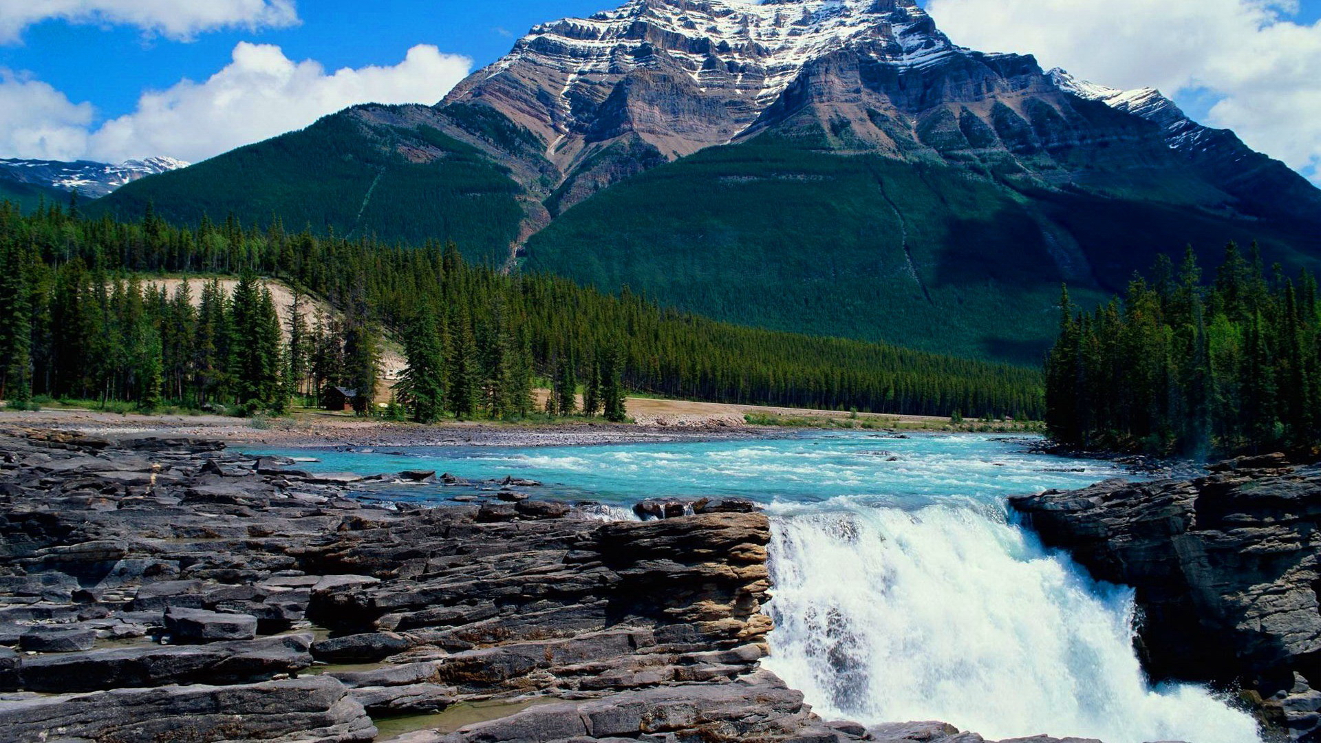 Wallpapers mountain peak snow on the desktop