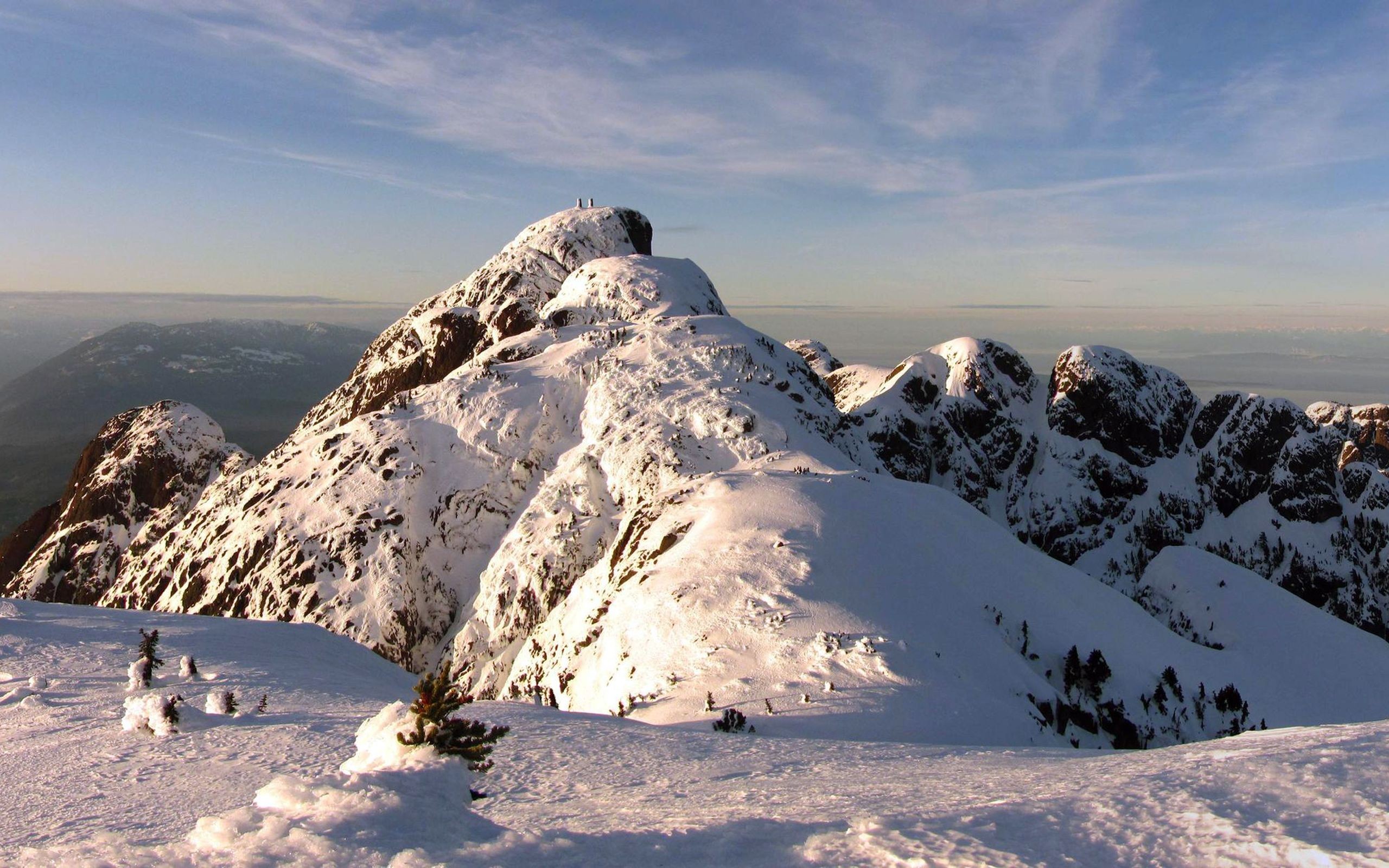 Wallpapers mountains hills winter on the desktop