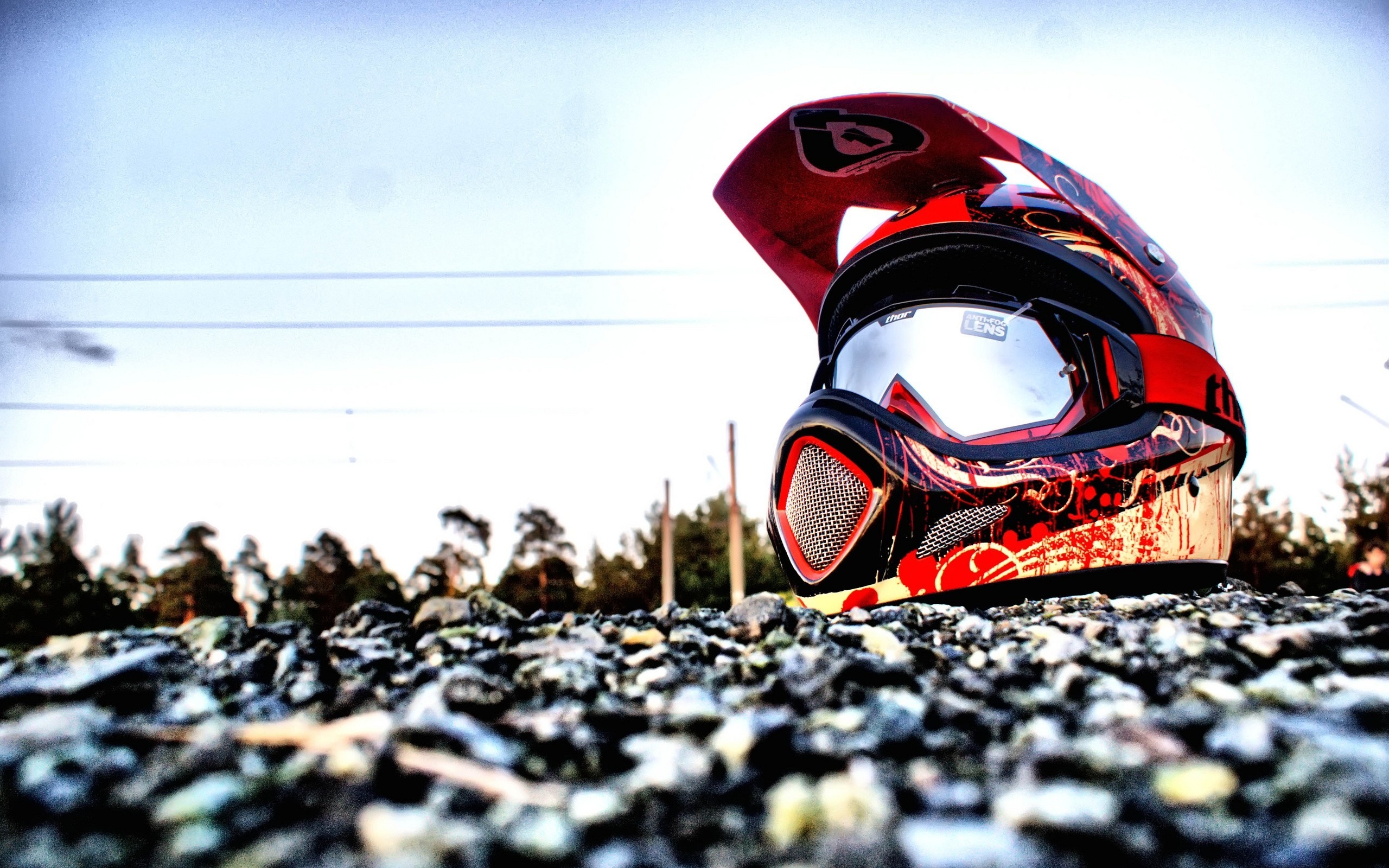 Wallpapers helmet moto helmet earth on the desktop