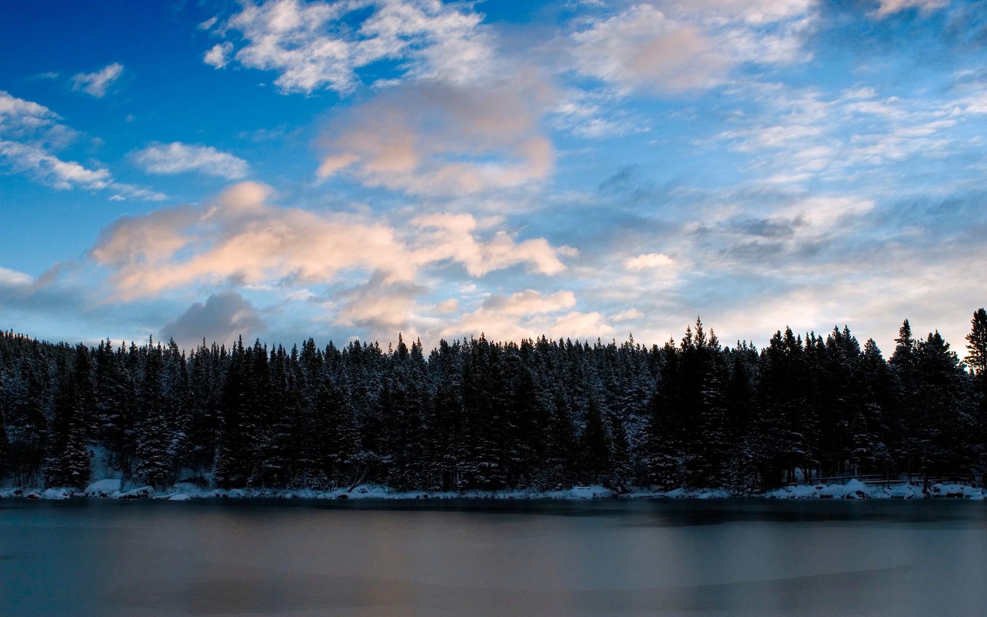 Free photo Screensaver pictures sky, water, river for free