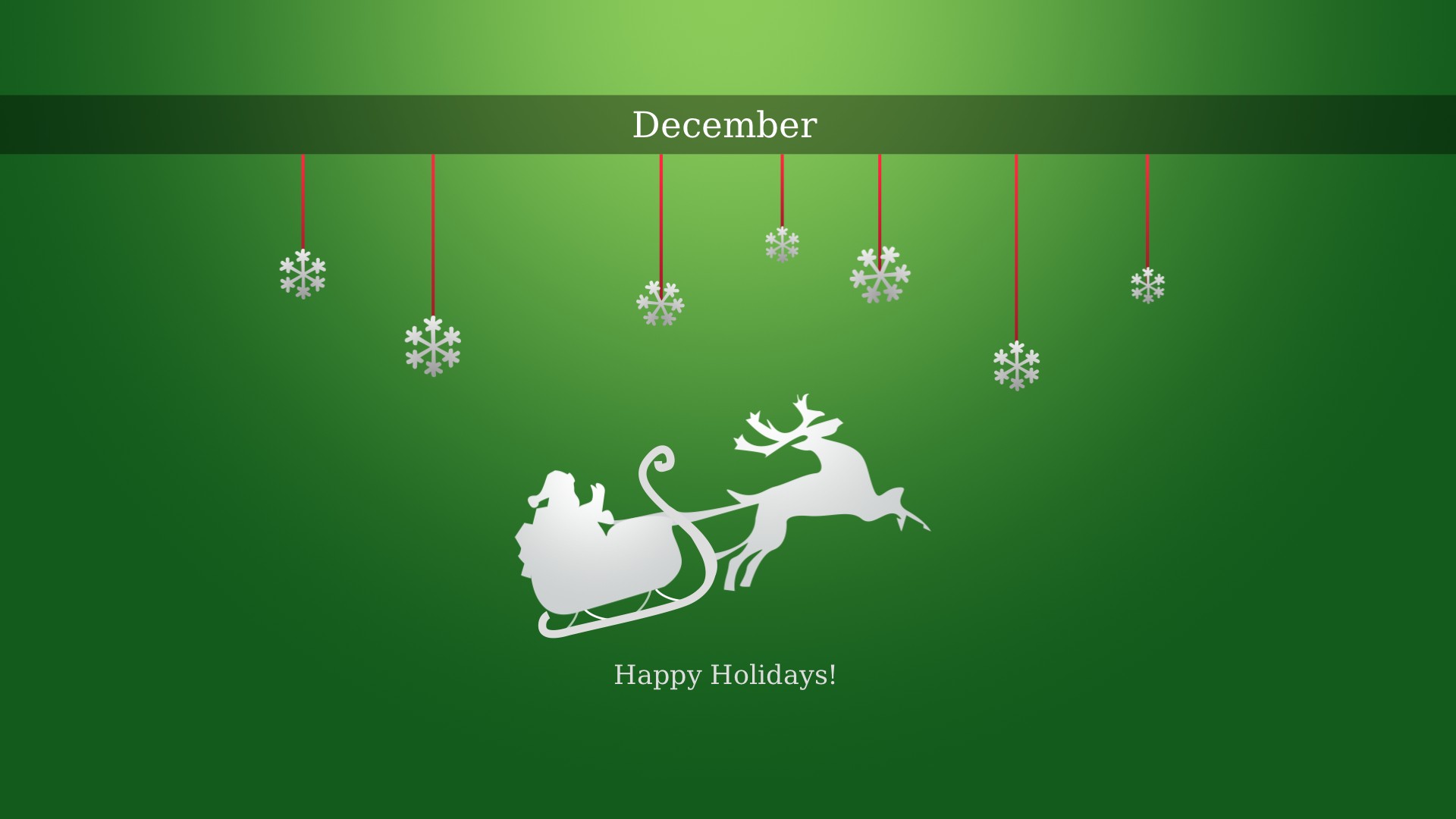 Wallpapers green inscription santa claus on the desktop