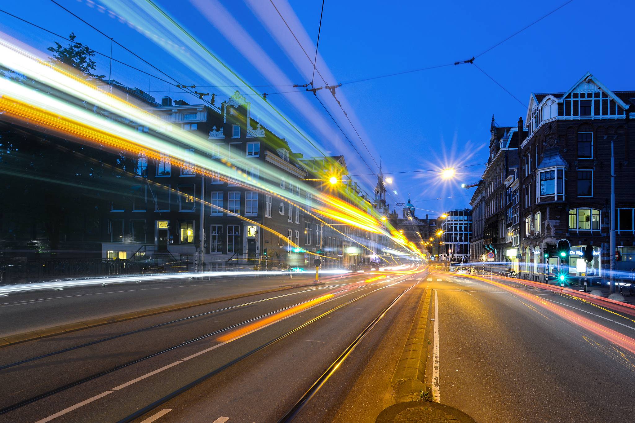 Wallpapers street Amsterdam city on the desktop