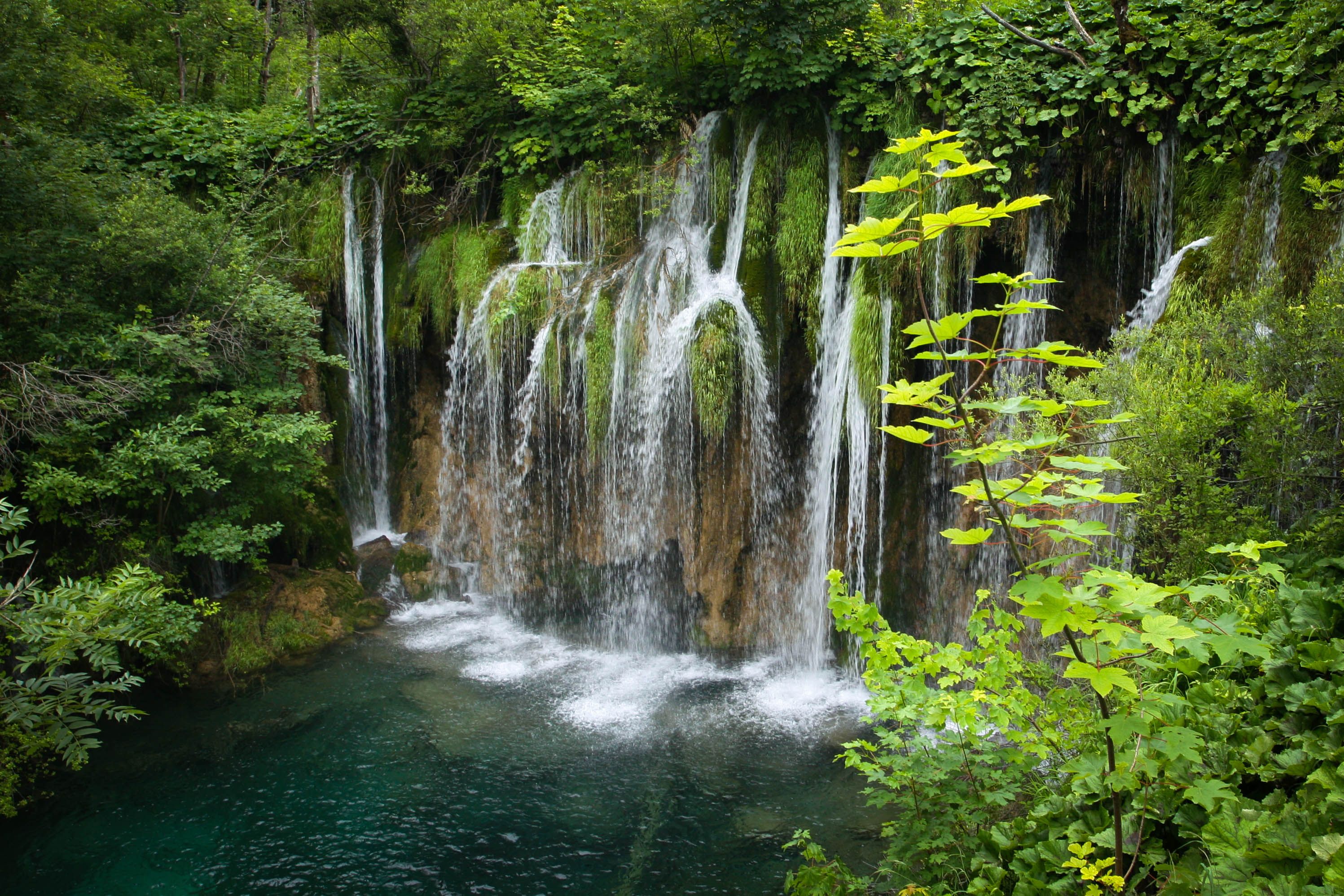 Wallpapers Plitvice Lakes National Park Plitvice Lakes Crotia on the desktop