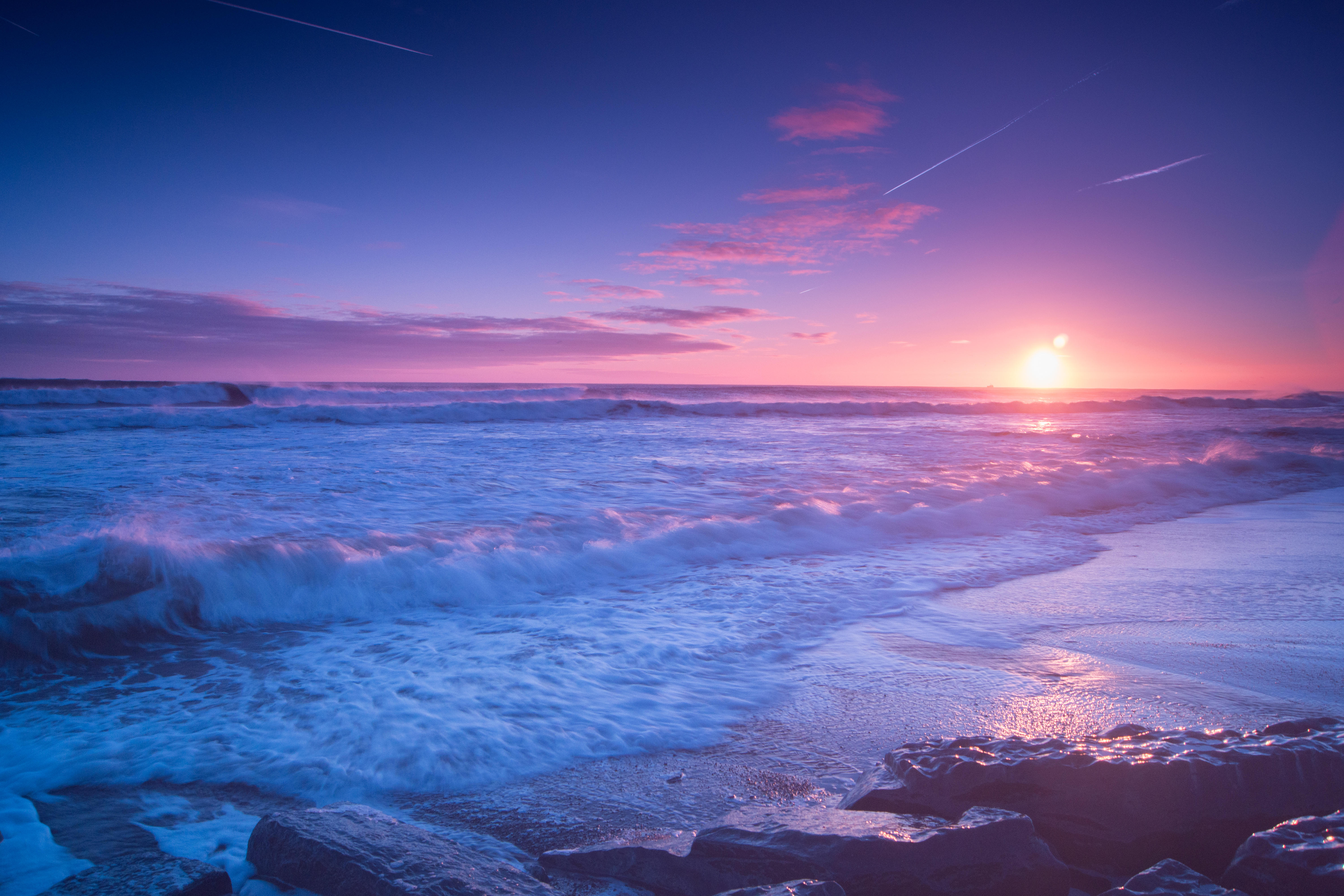 Wallpapers coast waves Seascape on the desktop