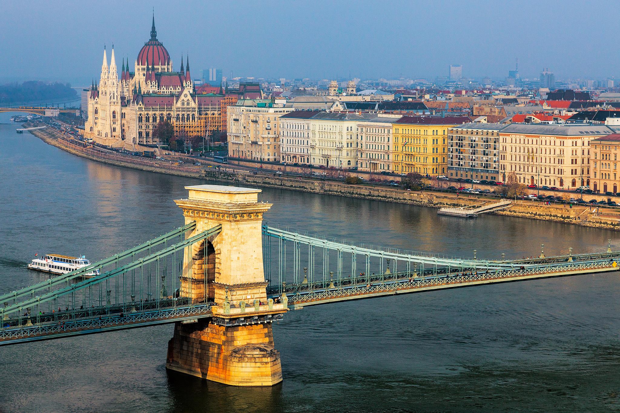 Wallpapers Hungarian Parliament Building Hungary Budapest on the desktop