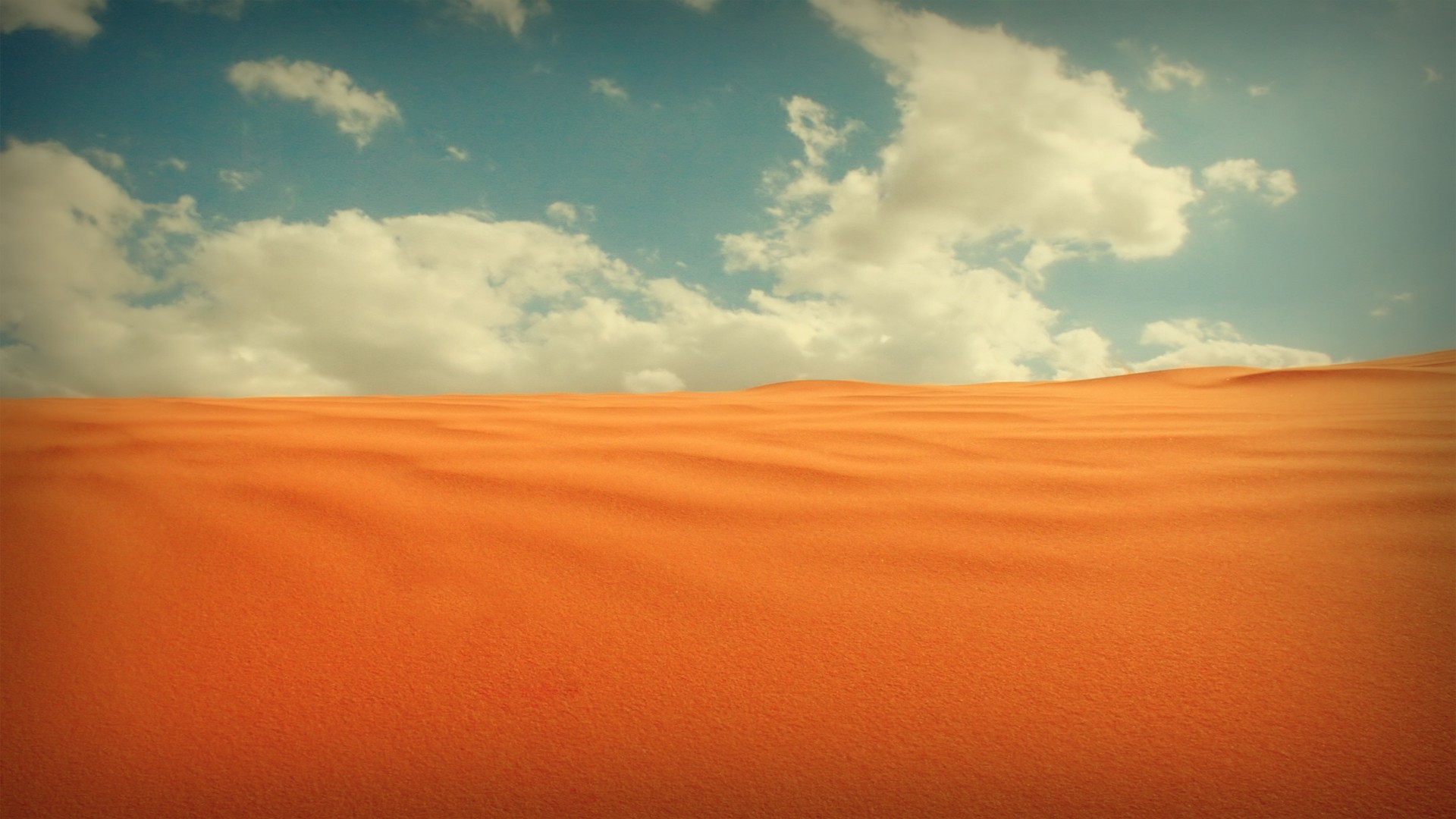 Free photo Red sand in the desert