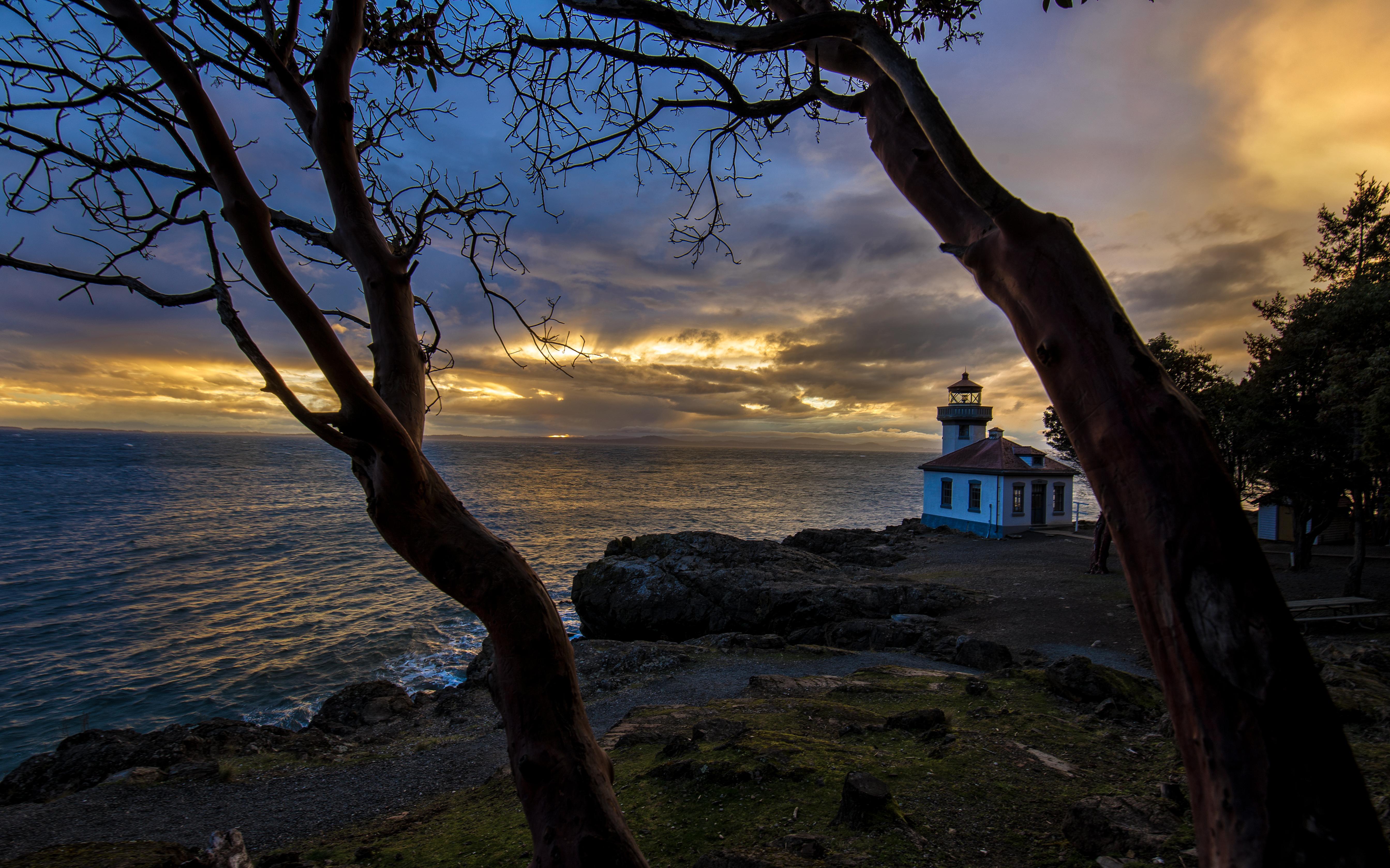 Wallpapers Washington San Juan San Juan Island sunset on the desktop