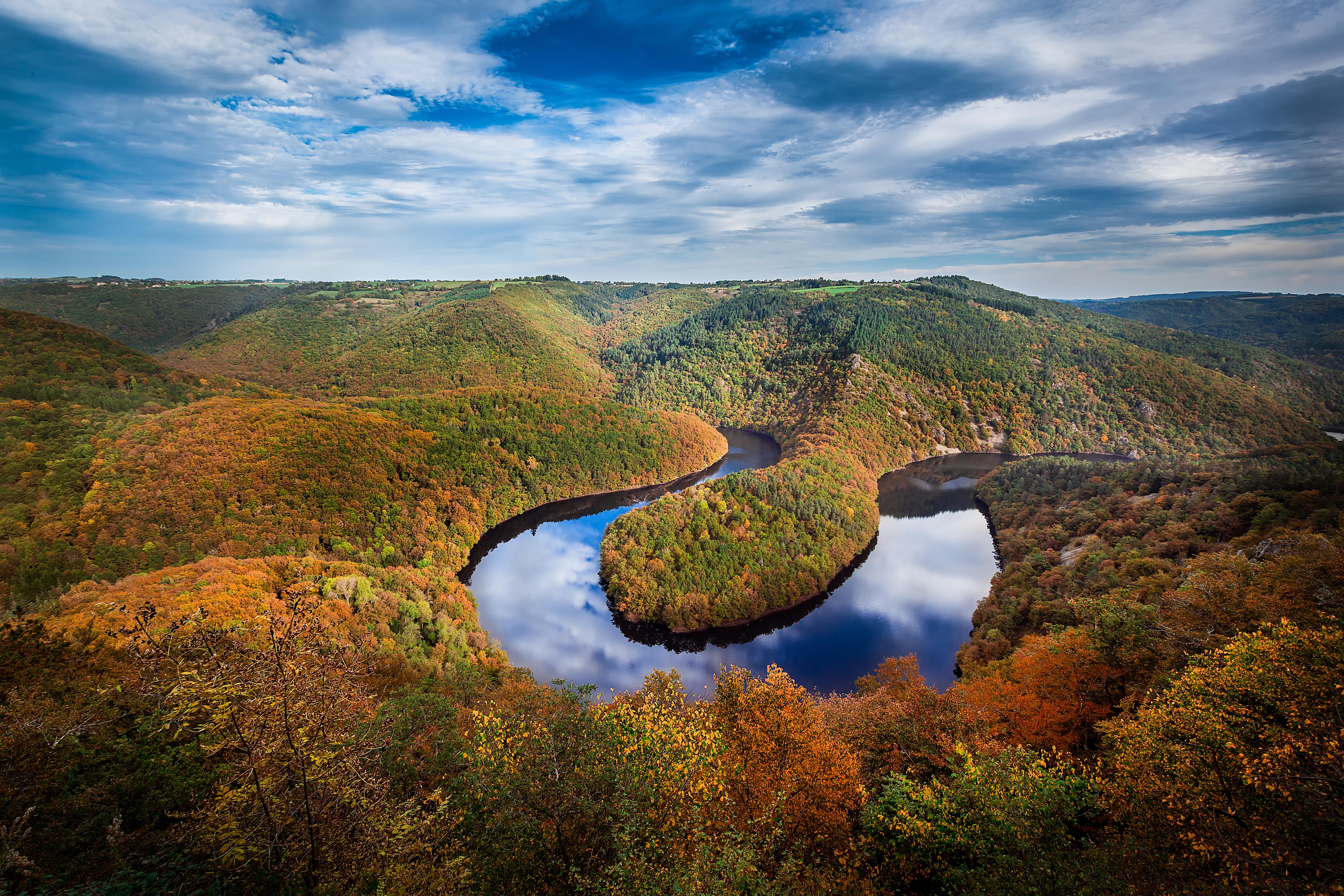 Wallpapers Auvergne France mountains on the desktop