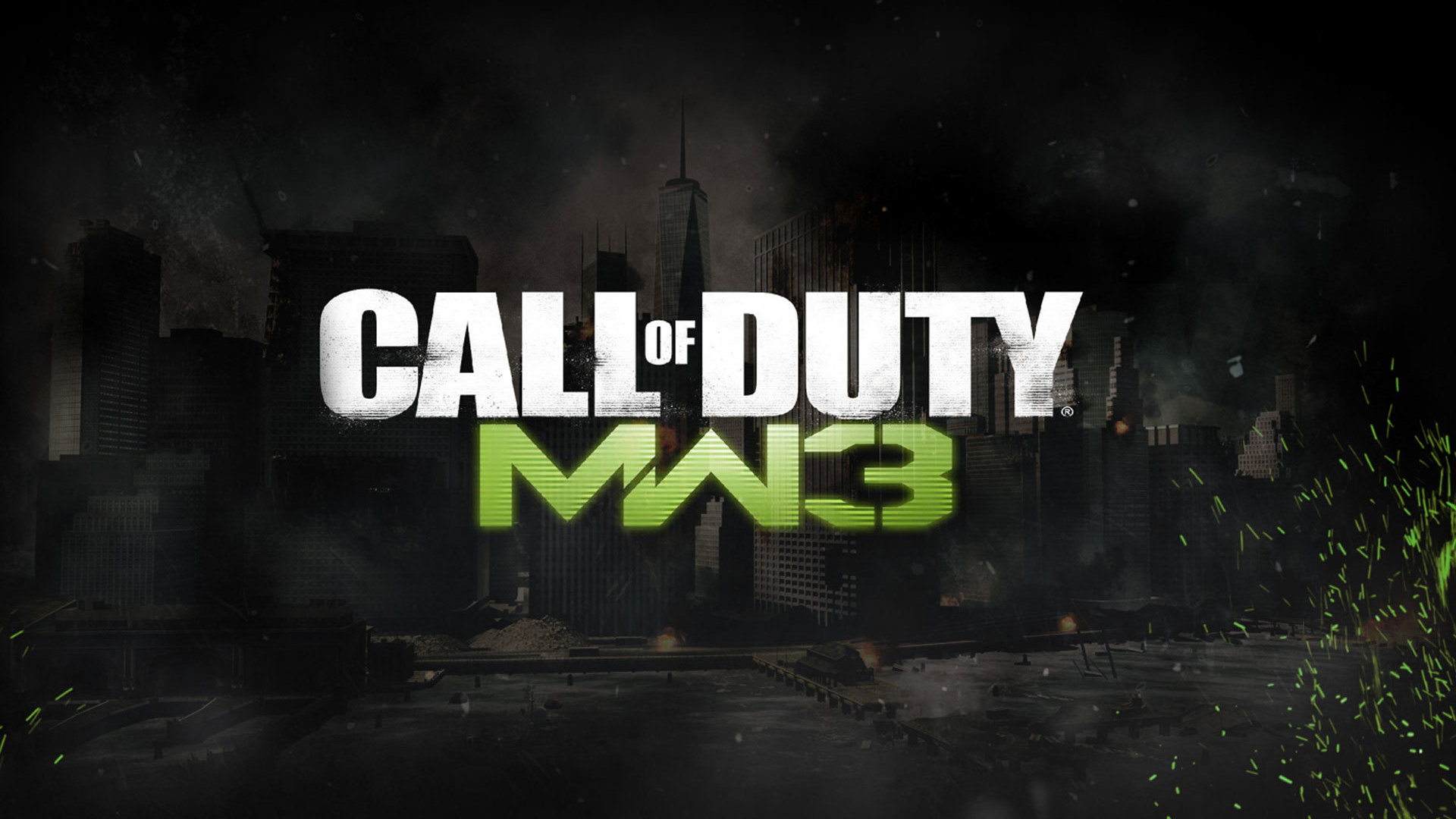 Обои call of duty mw3 постер город на рабочий стол