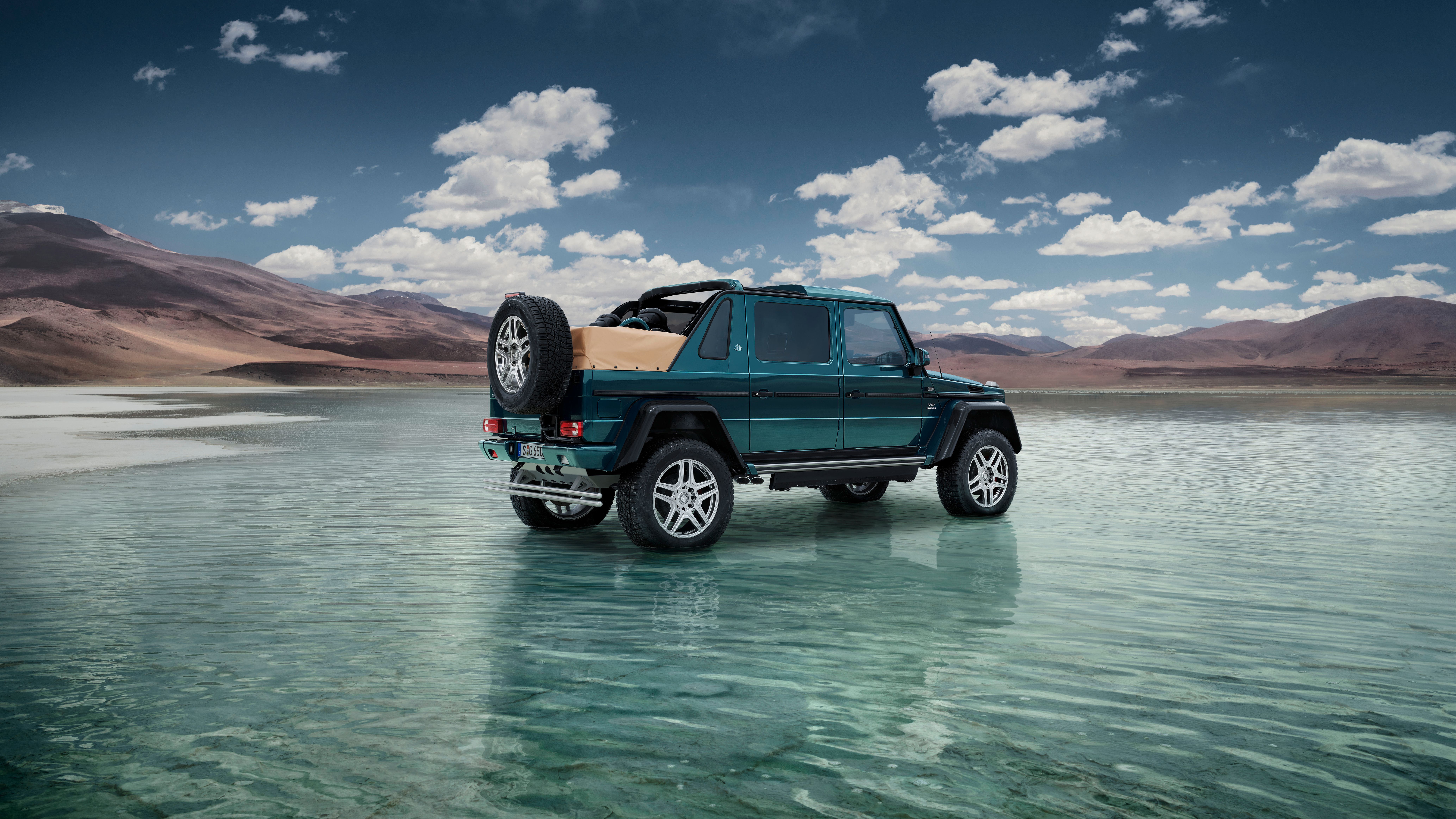 Wallpapers machine Mercedes-Maybach G 650 Landaulet 2017 car on the desktop