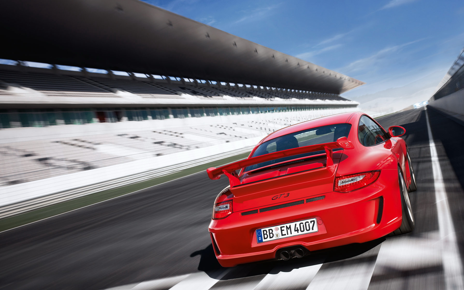 Wallpapers Porsche Gt3 red on the desktop