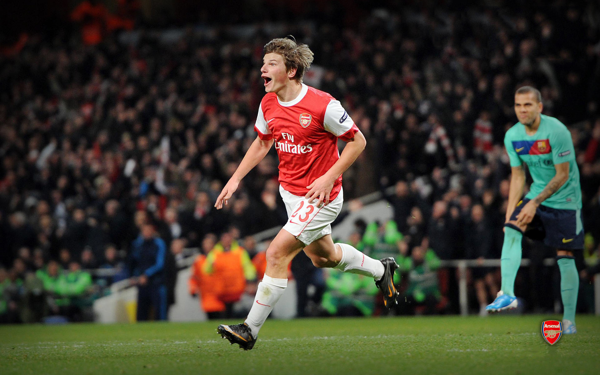 Wallpapers football player Andrei arshavin arsenal on the desktop