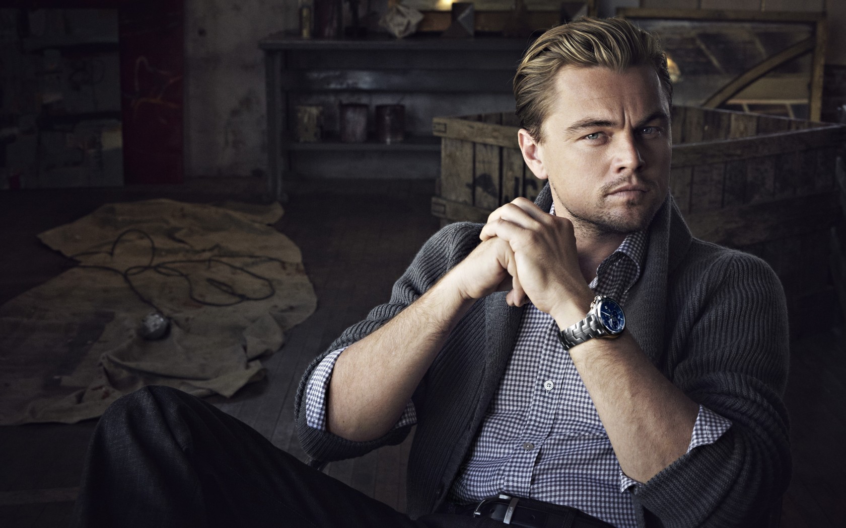 Wallpapers leonardo di caprio actor jacket on the desktop