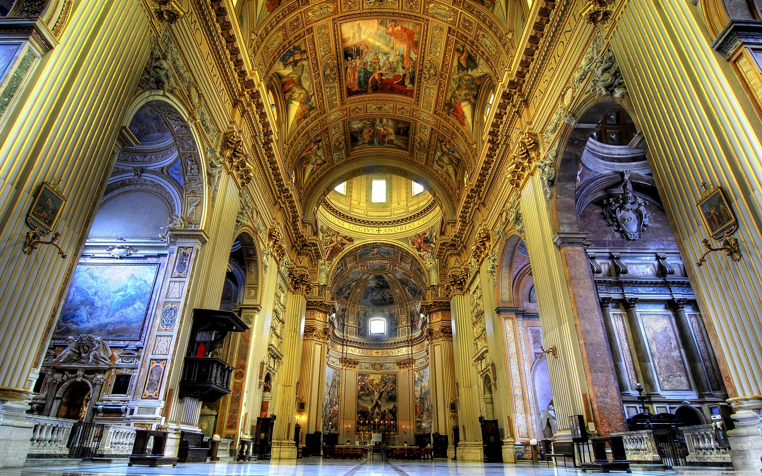 Wallpapers saint andrea della valle church rim on the desktop